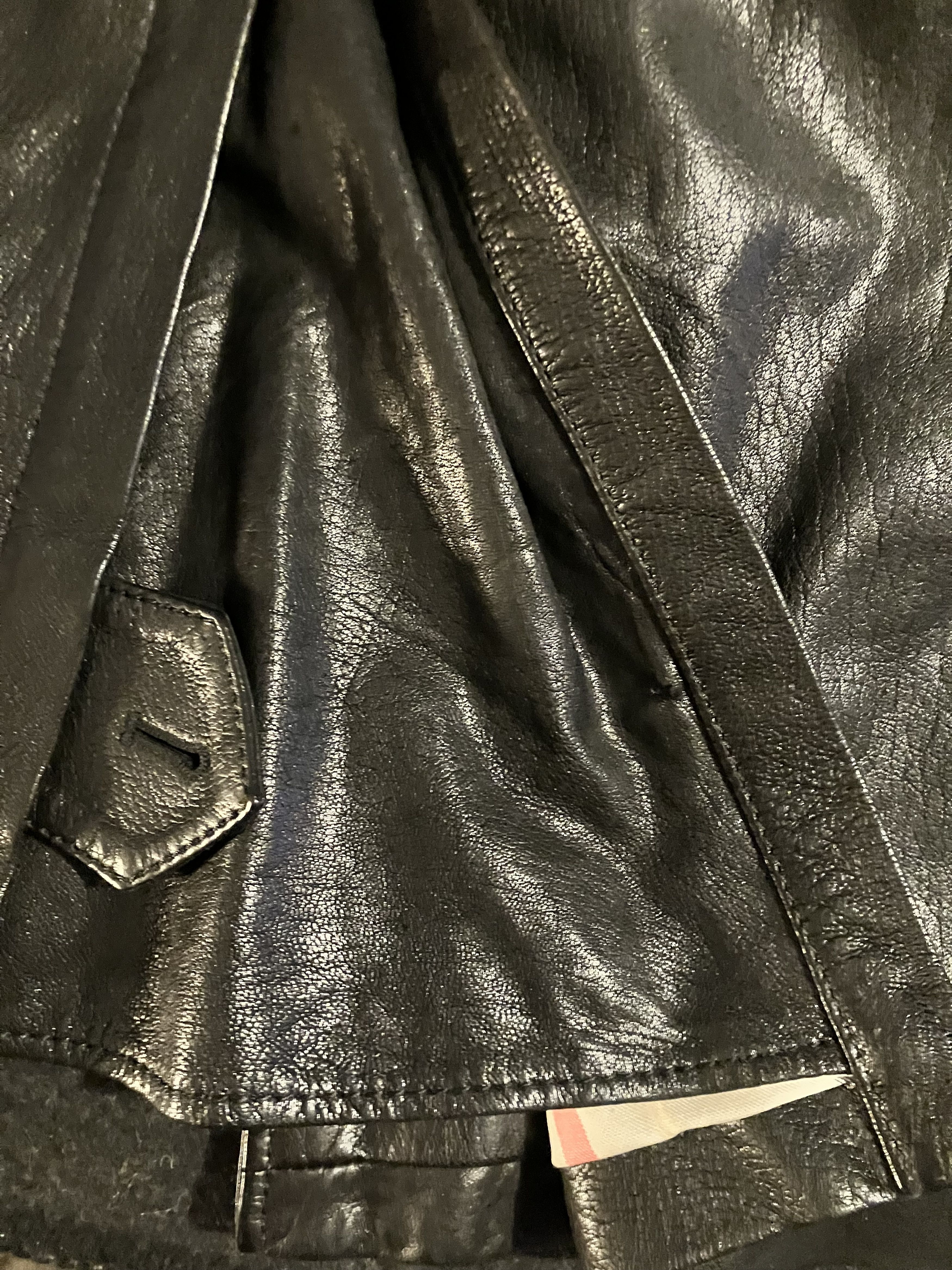 Burberry Burberry Leather Teench Coat Mid Length Size US M / EU 48-50 / 2 - 8 Thumbnail