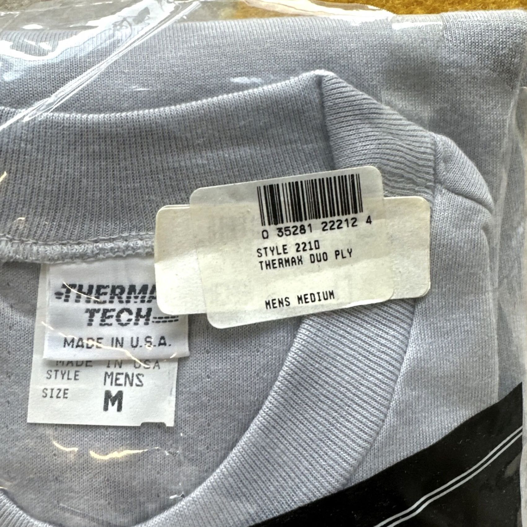 Vintage VINTAGE Thermal Tech Long Sleeve Shirt Mens Medium Thermax Blue NWT Size US M / EU 48-50 / 2 - 4 Thumbnail
