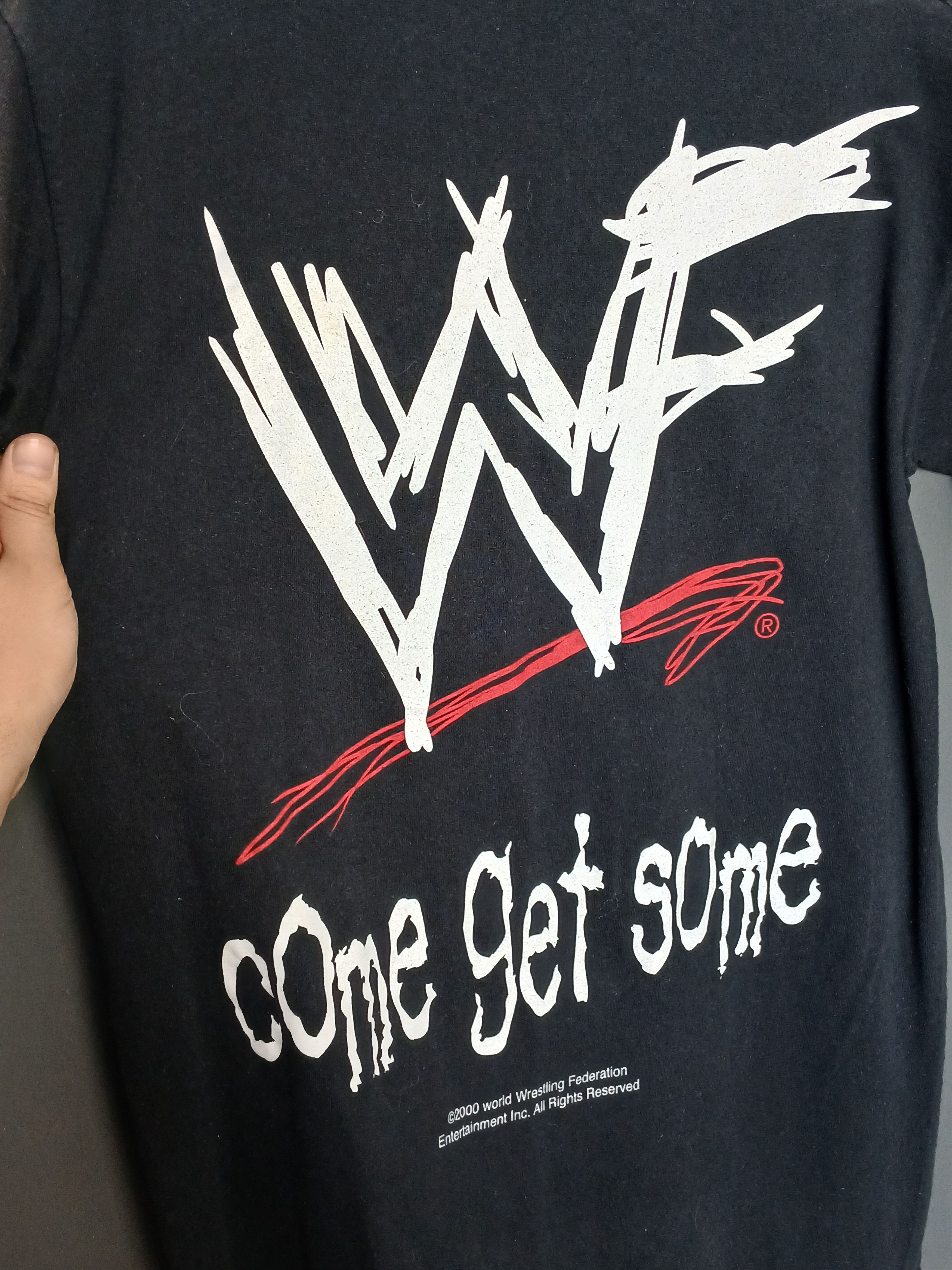 Vintage × WWE × WWF Vintage 2000 WWE Undertaker Wrestling T-Shirt Size US S / EU 44-46 / 1 - 4 Thumbnail