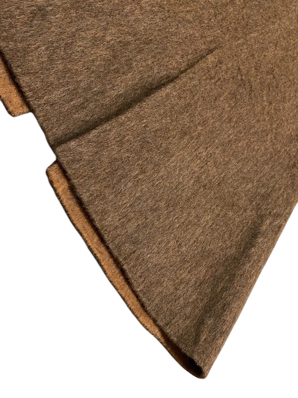 Vintage Vintage BIKI Italy Wool Blend Brown Long Coat Mohair Size M / US 6-8 / IT 42-44 - 5 Thumbnail