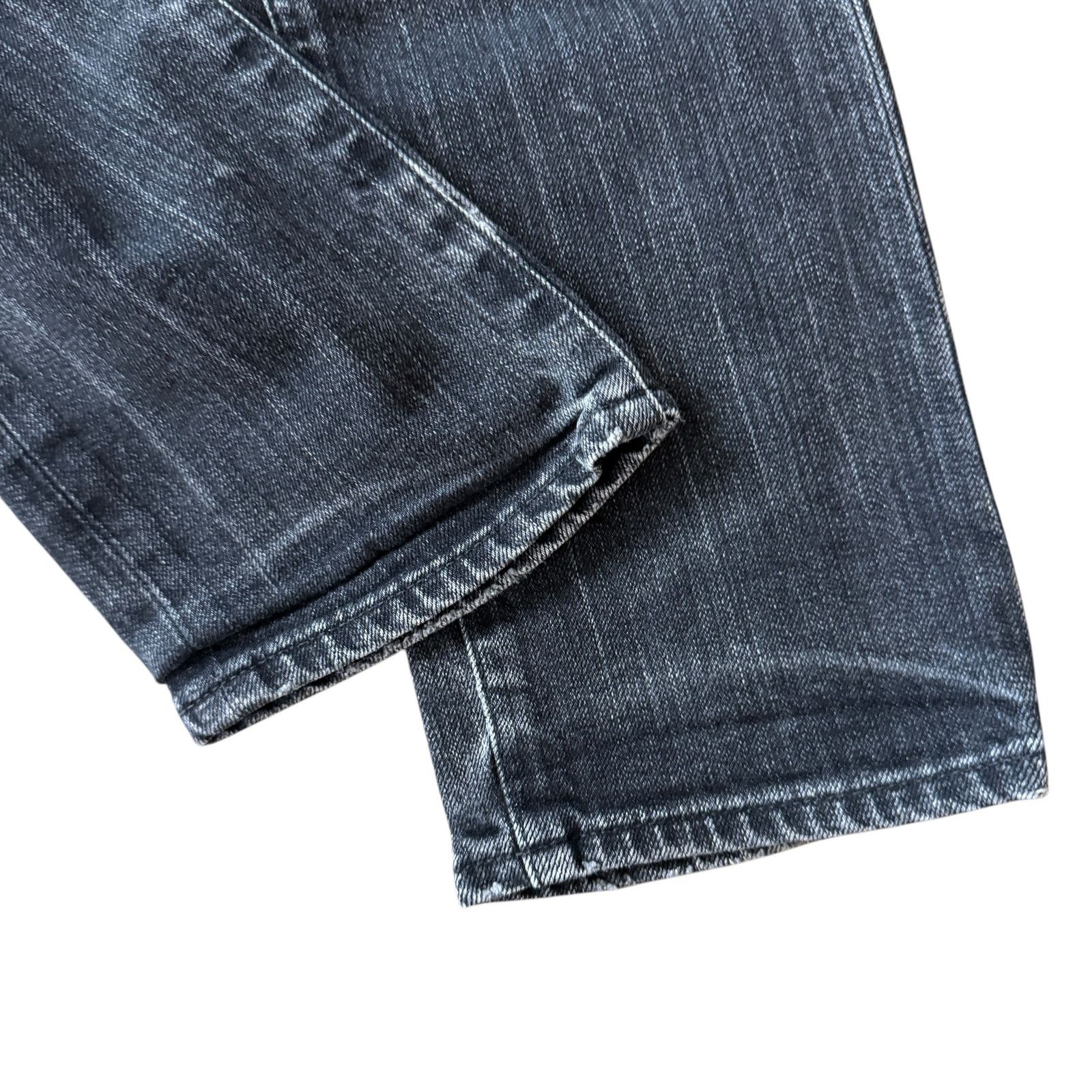 John Elliott John Elliott Charcoal Grey Wash Skinny Distressed Jeans Size US 30 / EU 46 - 6 Thumbnail