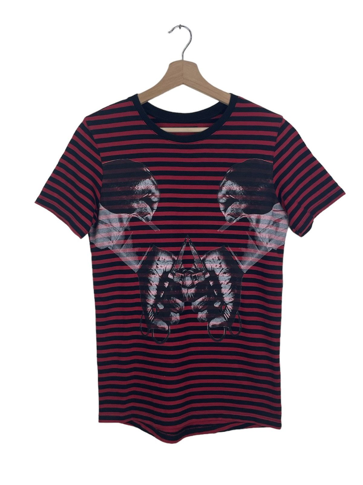 Art Comes First × Designer Avec Ces Freres x Art Comes First | Striped Punk Tee S Size US S / EU 44-46 / 1 - 1 Thumbnail