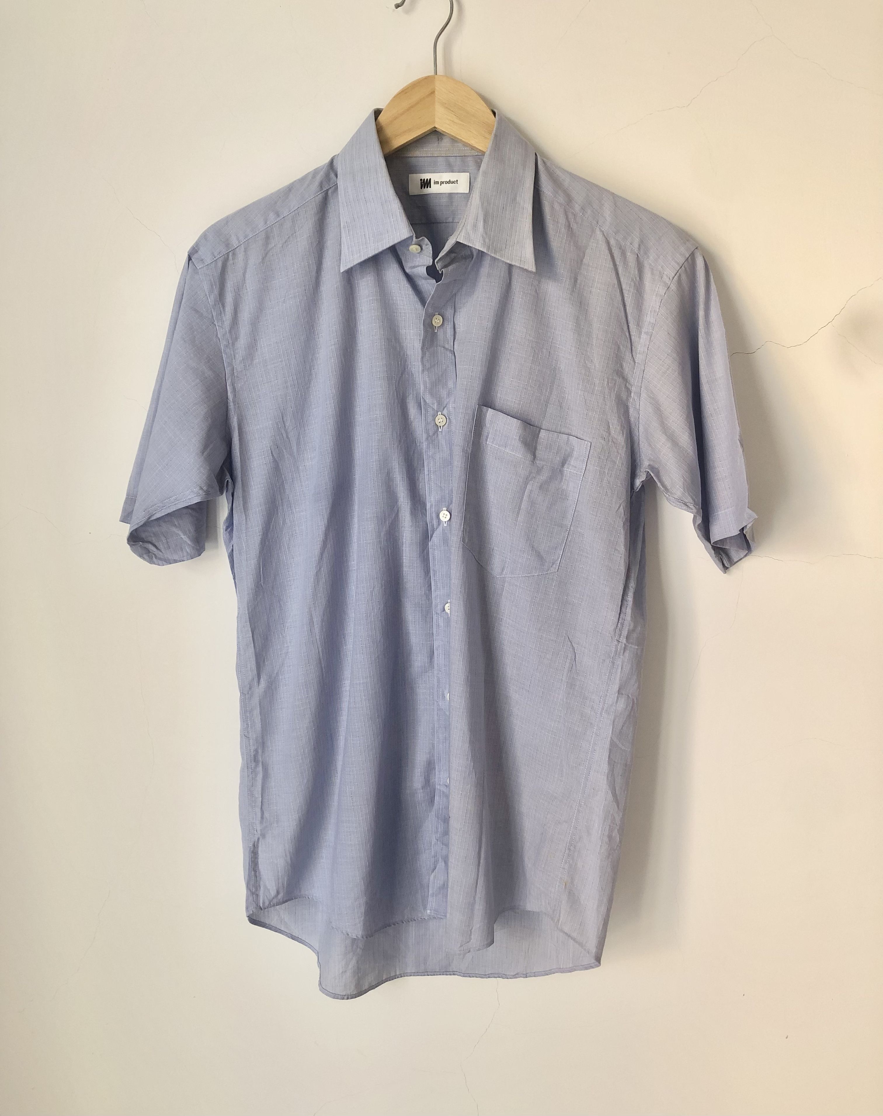 Issey Miyake blue stripes short sleeves Size US S / EU 44-46 / 1 - 1 Thumbnail