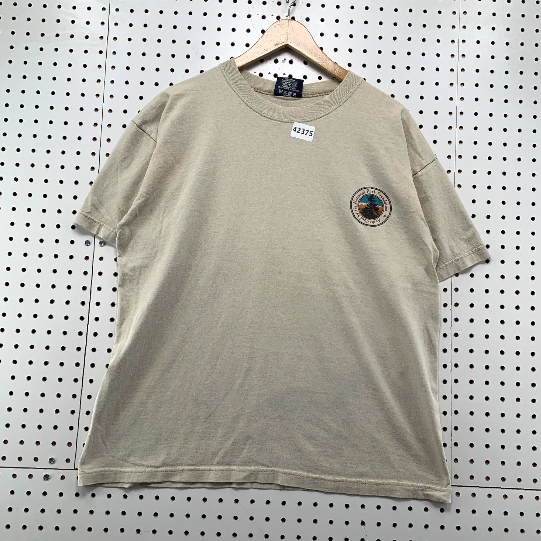 Jansport VINTAGE National Park Foundation T-Shirt Mens Large Beige Preserve Our Parks Size US L / EU 52-54 / 3 - 2 Thumbnail