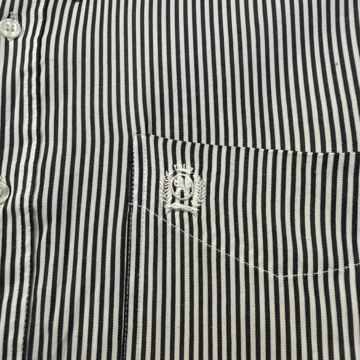 Gucci Vintage Gemma Gucci Striped Button Up Shirt Size US L / EU 52-54 / 3 - 5 Thumbnail