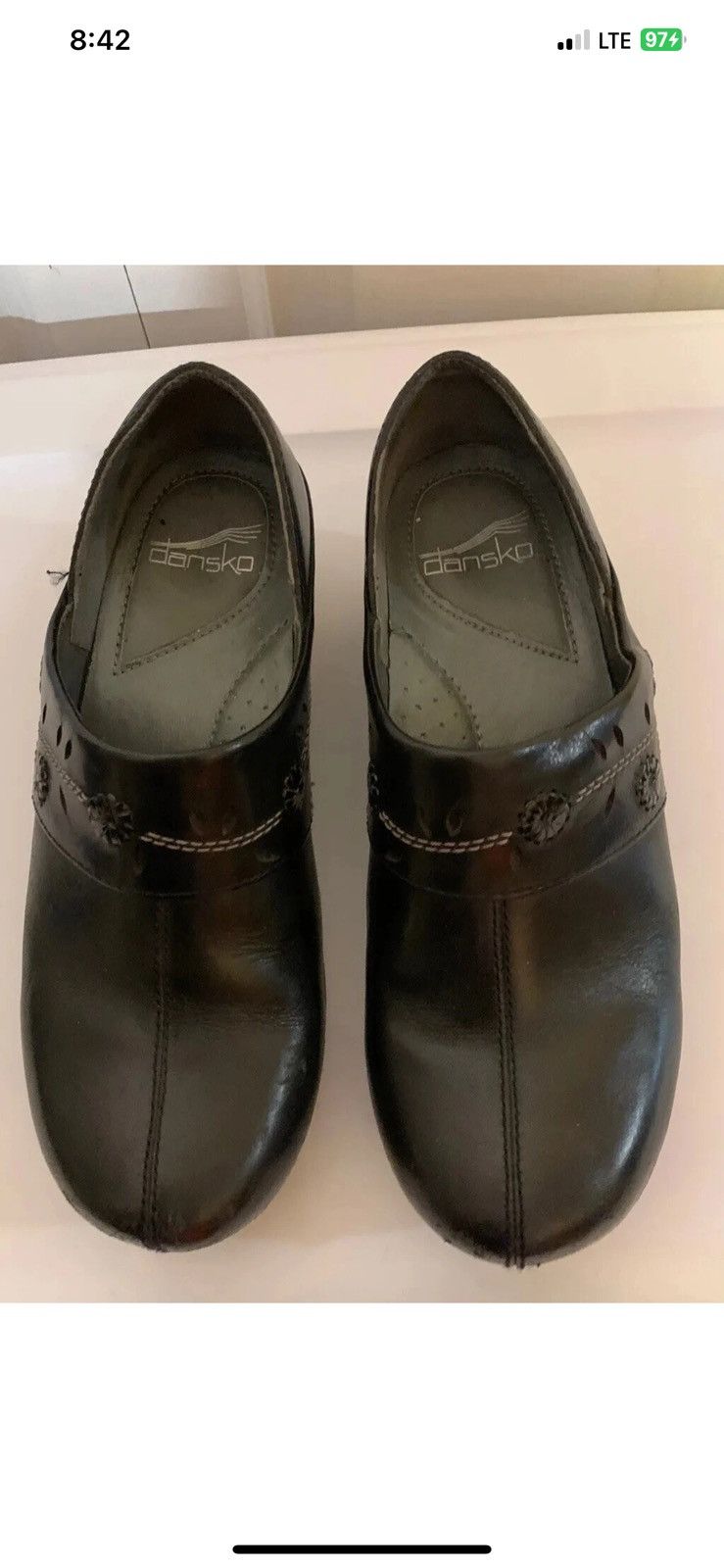 Dansko Dansko Black Professional Clog Sz 37 us 6.5 Size US 6.5 / IT 36.5 - 2 Thumbnail