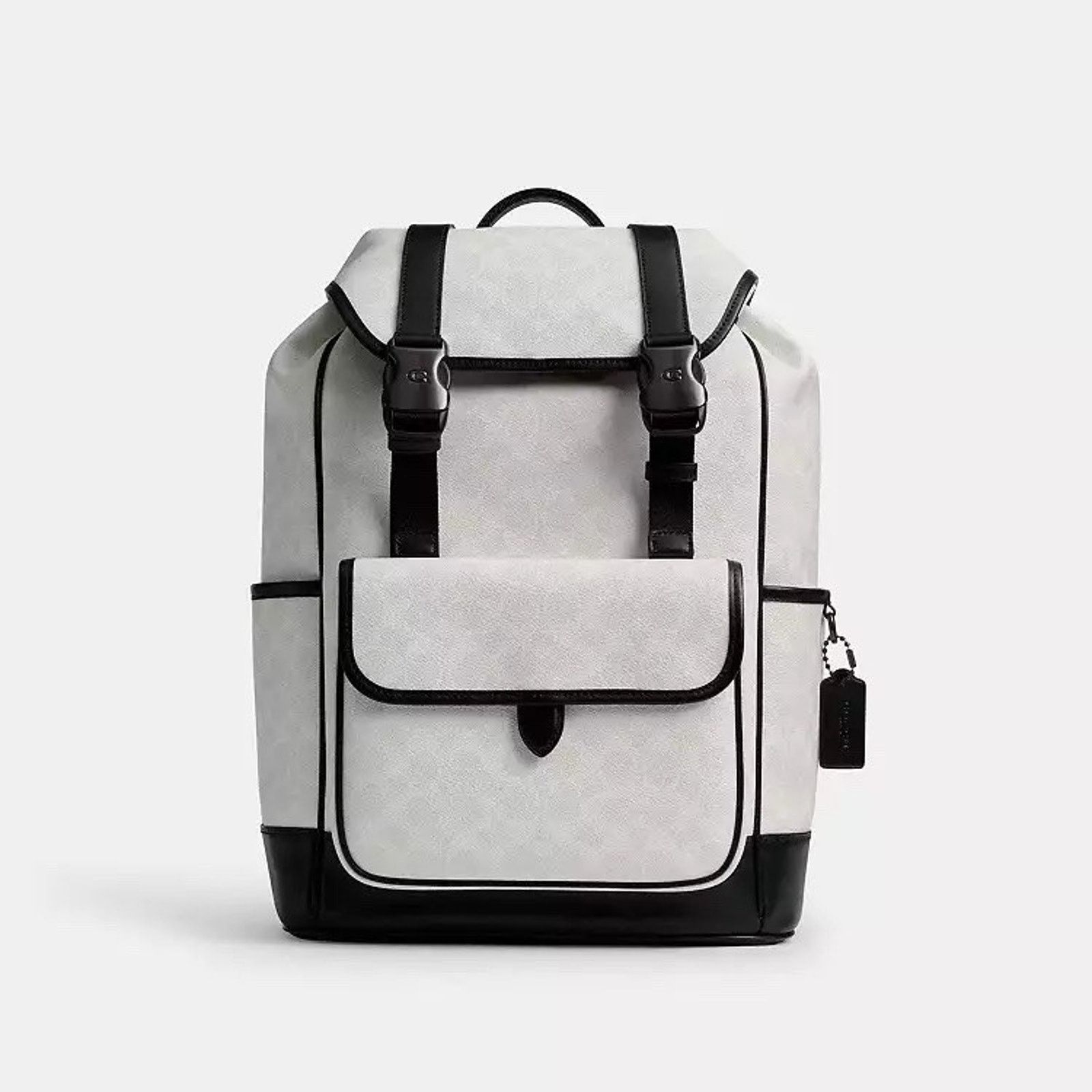 Coach NWT Coach MEN League Flap Backpack White/Black CU201 Size ONE SIZE - 8 Thumbnail