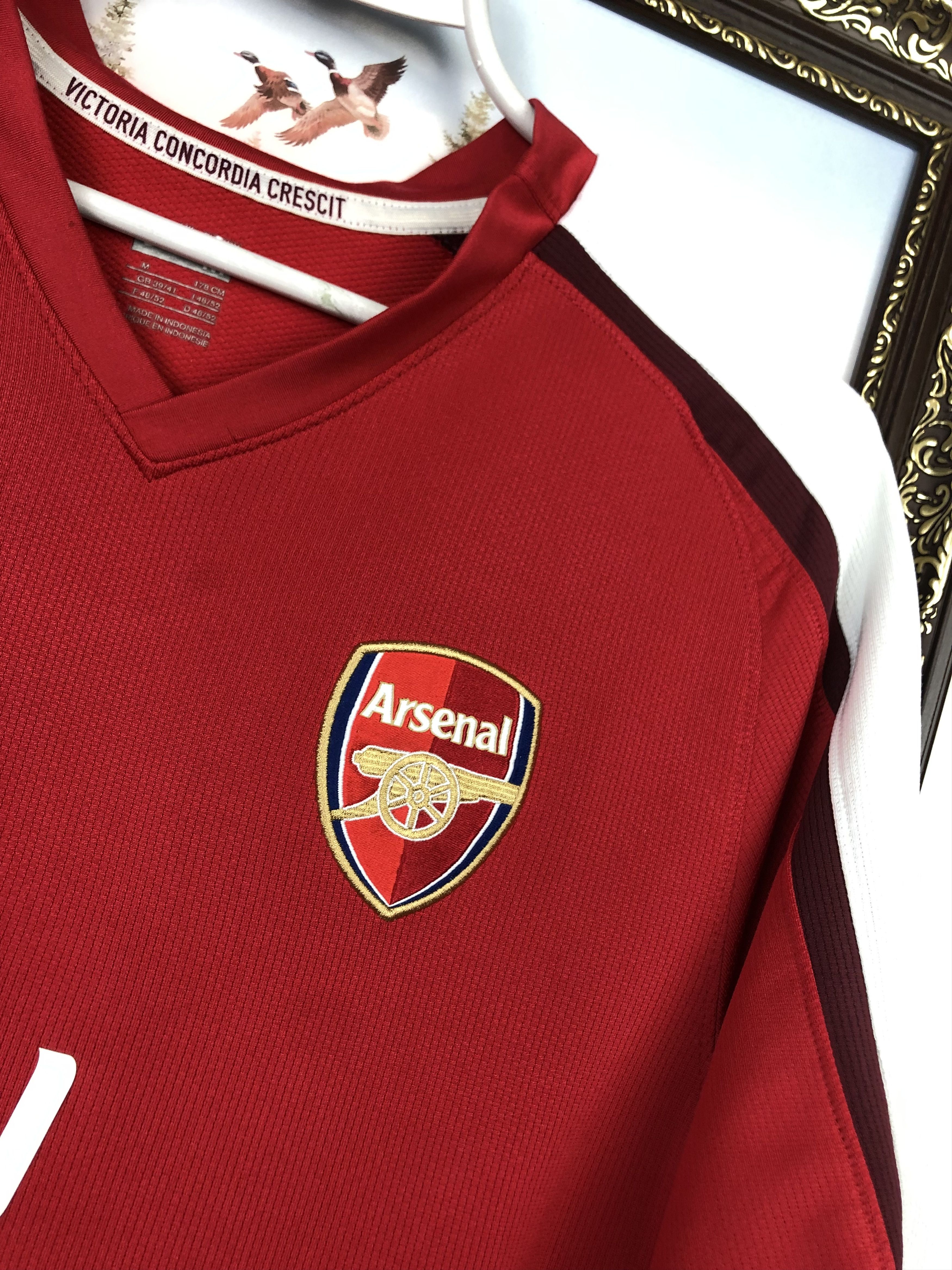 Nike Arsenal football shirt 2008 Soccer Nike Jersey Trikot Tee Size US M / EU 48-50 / 2 - 4 Thumbnail