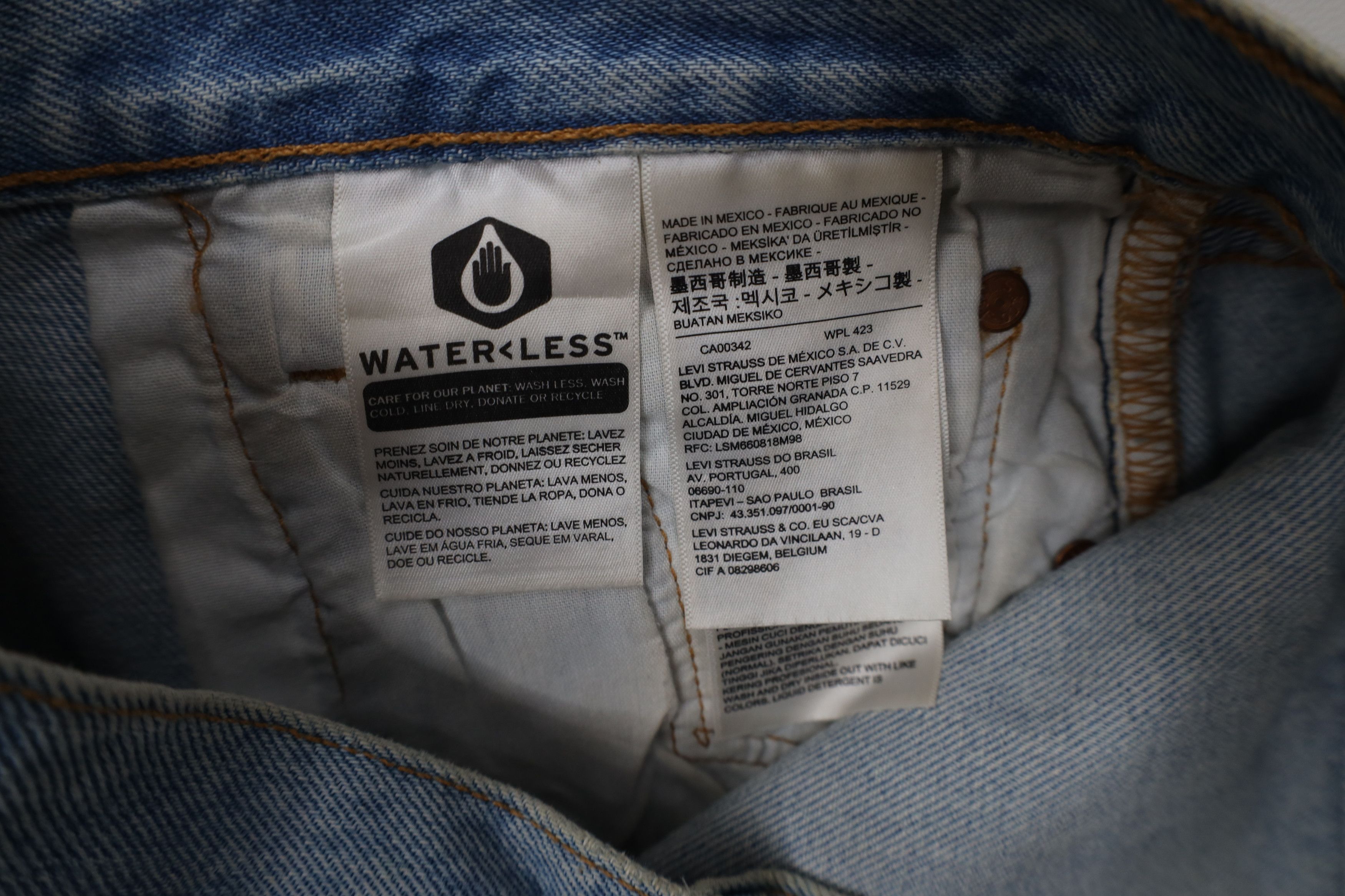 Levi's Vintage Y2K Levis 501xx Button Fly Original Denim Shorts Size 25" / US 0 / IT 36 - 9 Thumbnail