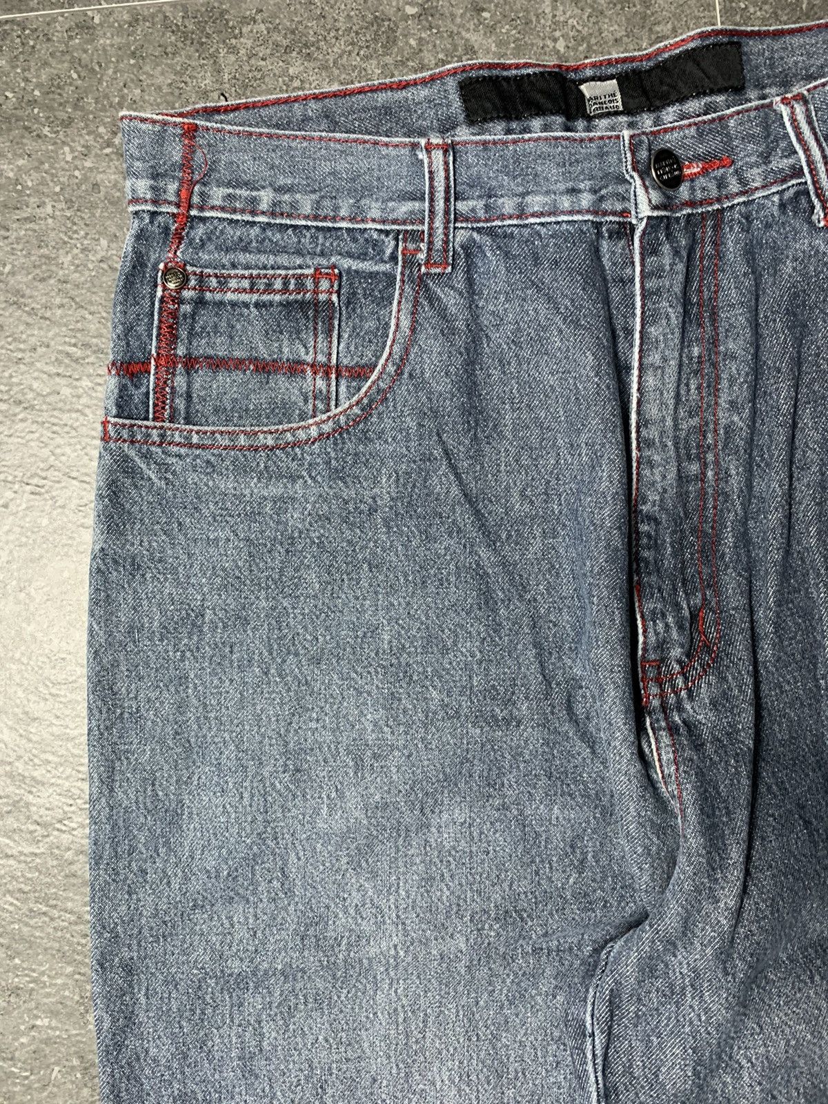 Marithe + Francois Girbaud 2000s Marithe Francois Girbaud Baggy Soft Jeans Size US 29 - 5 Thumbnail