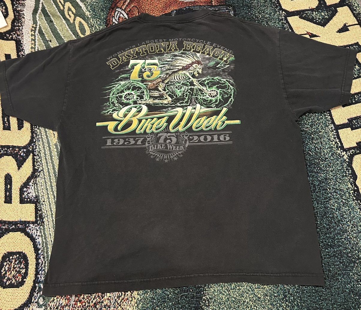 Vintage XL Daytona Beach Bike Week 1937-2016 tee Size US XL / EU 56 / 4 - 2 Thumbnail