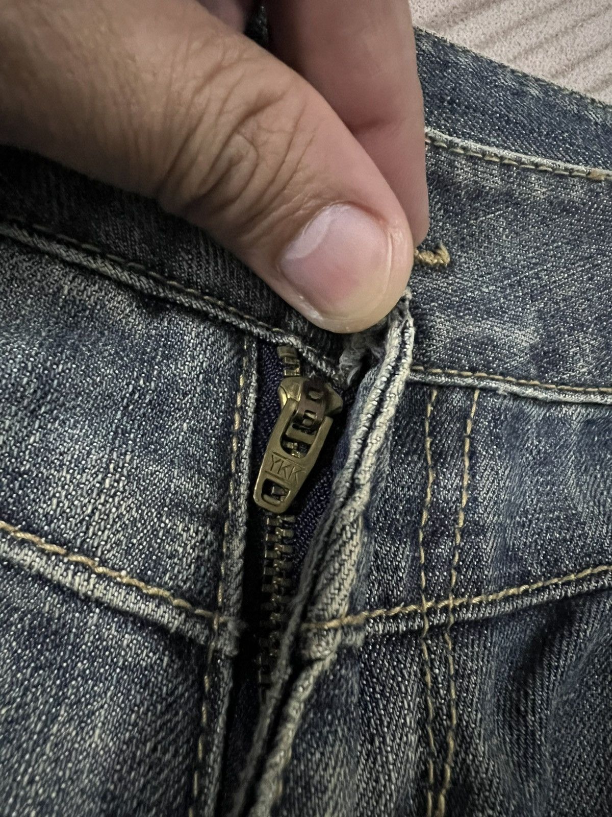 Japanese Brand 💥Classical Japanese Brand Distress Jean Size US 30 / EU 46 - 16 Thumbnail