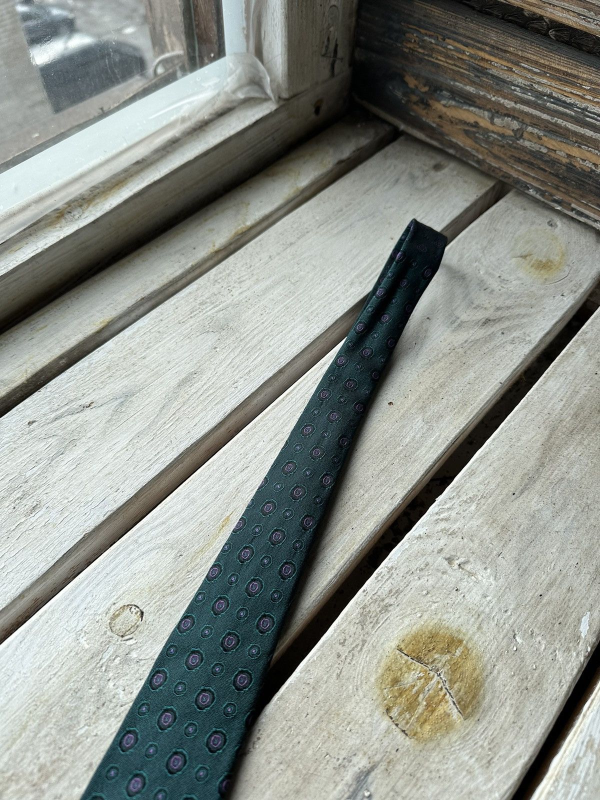 Vintage 🚨TINO COSMA VINTAGE 90s silk TIE RARE LUXURY OLD MONEY Size ONE SIZE - 10 Thumbnail