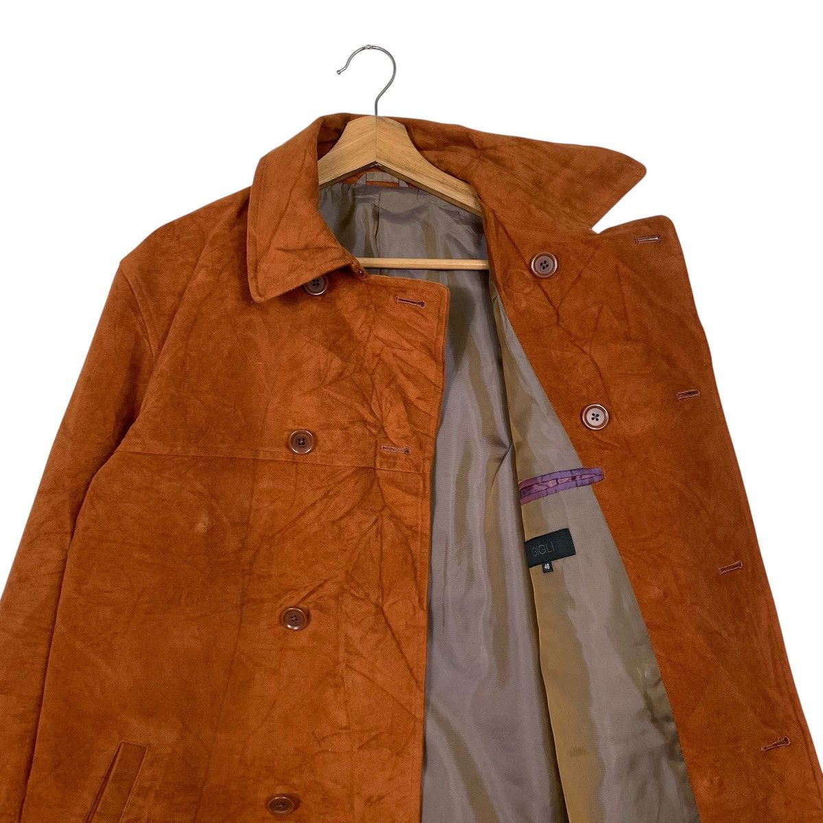 Romeo Gigli Gigli Brown Double Breasted Jacket Size US M / EU 48-50 / 2 - 10 Thumbnail