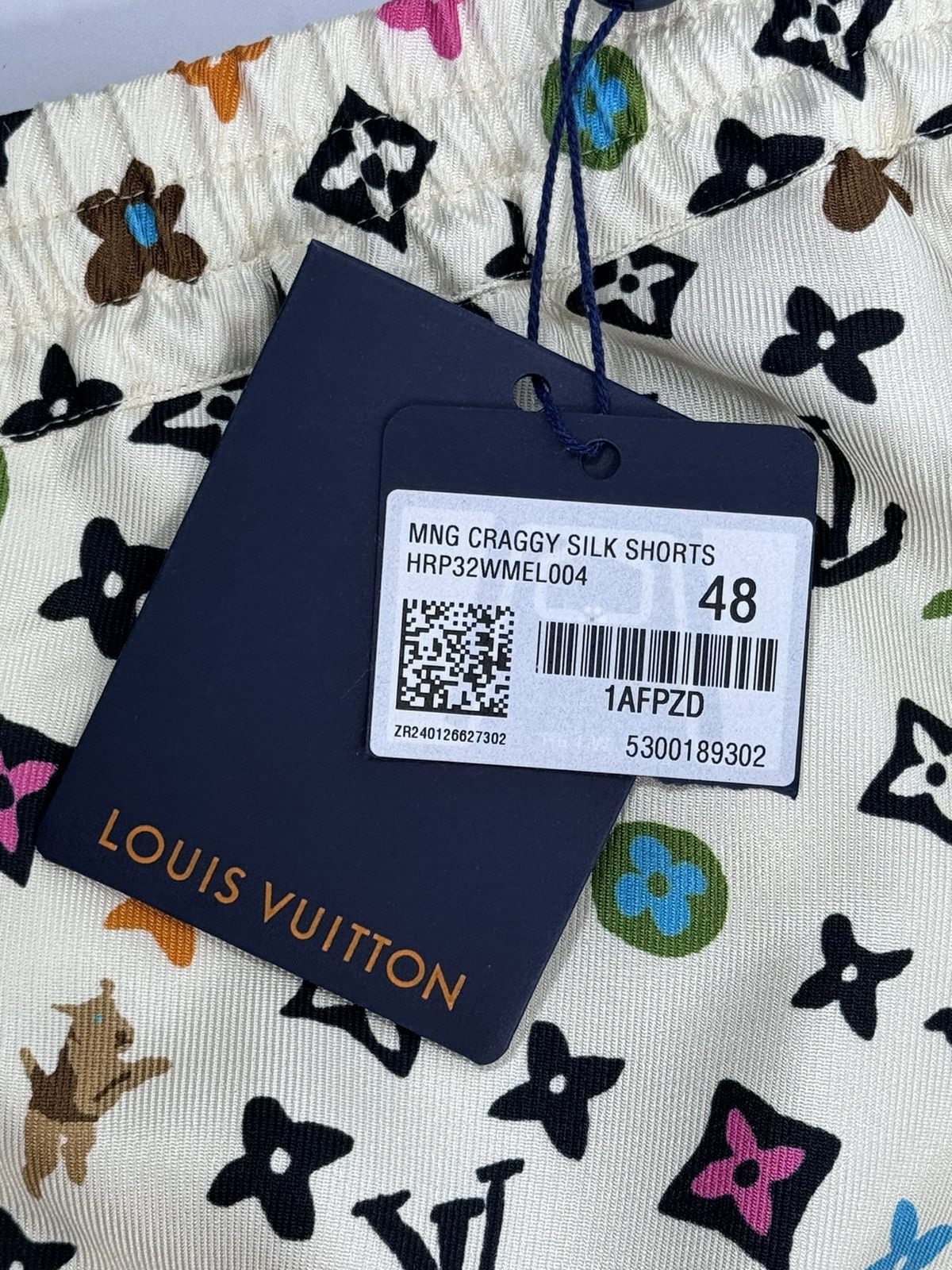 Louis Vuitton MONOGRAM PRINTED SILK SHORTS 1AFPZD Size US 32 / EU 48 - 11 Thumbnail