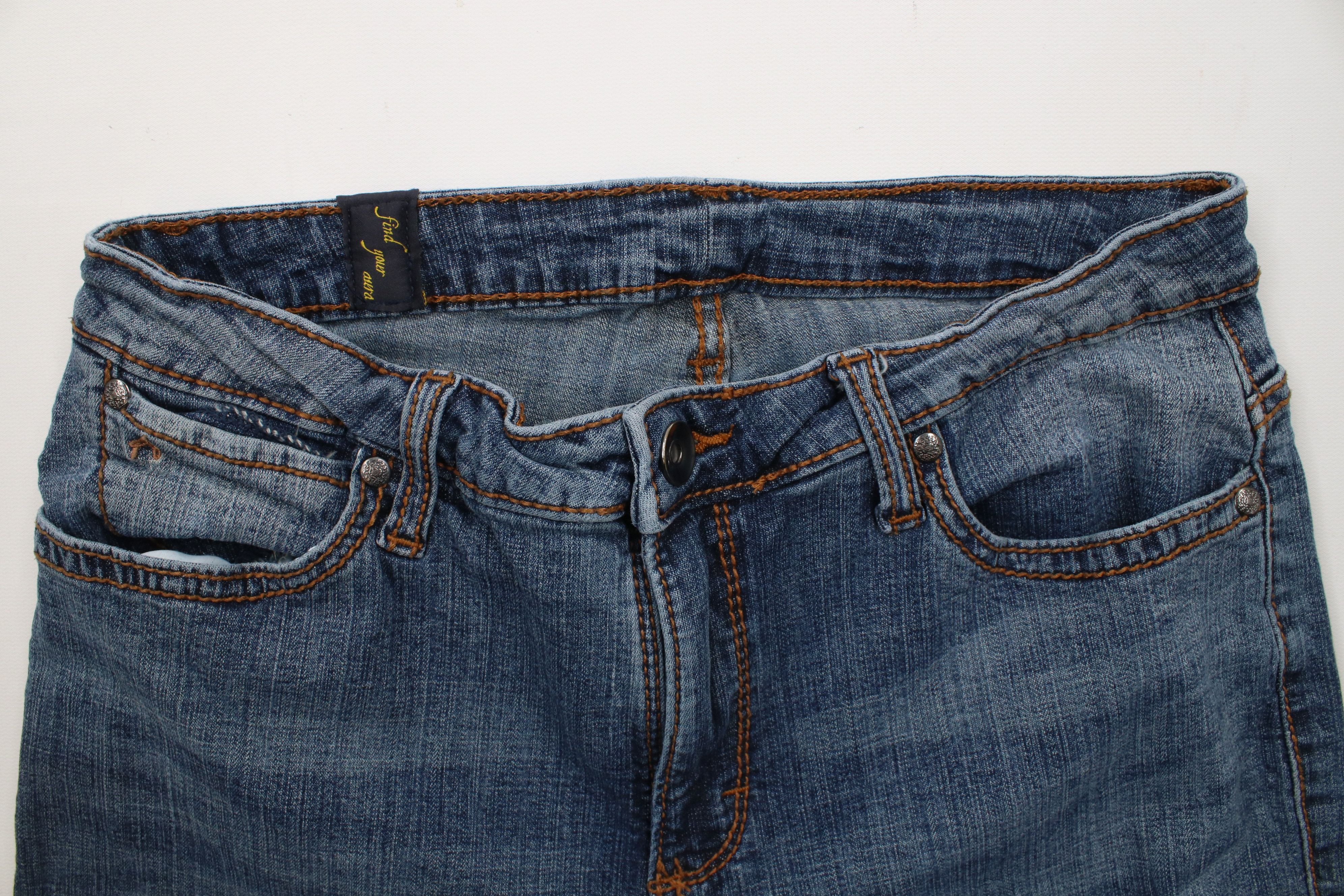 Vintage Vintage Y2K Streetwear Stretch Flared Denim Jeans Blue Size 28" / US 6 / IT 42 - 6 Thumbnail