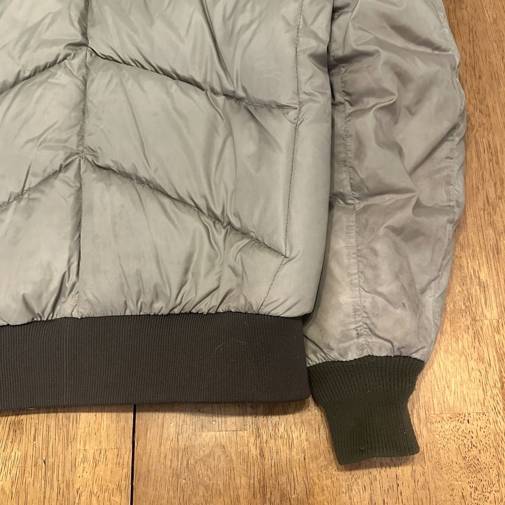 Vintage VINTAGE Woolrich Down Filled Puffer Jacket Coat Large L Gray Insulated Winter 80s Casual Workwear Outdoor Mens Size US L / EU 52-54 / 3 - 5 Thumbnail