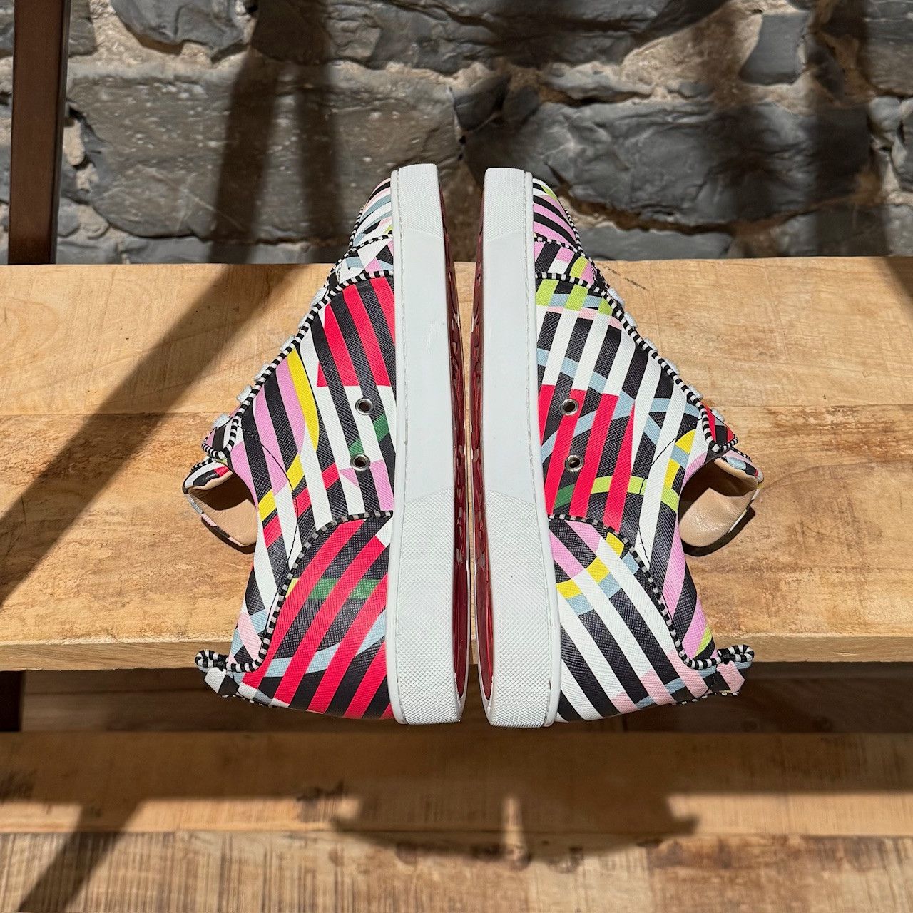 Christian Louboutin Christian Louboutin Coated Canvas Rantulow Sneakers Size US 10.5 / EU 43-44 - 10 Thumbnail