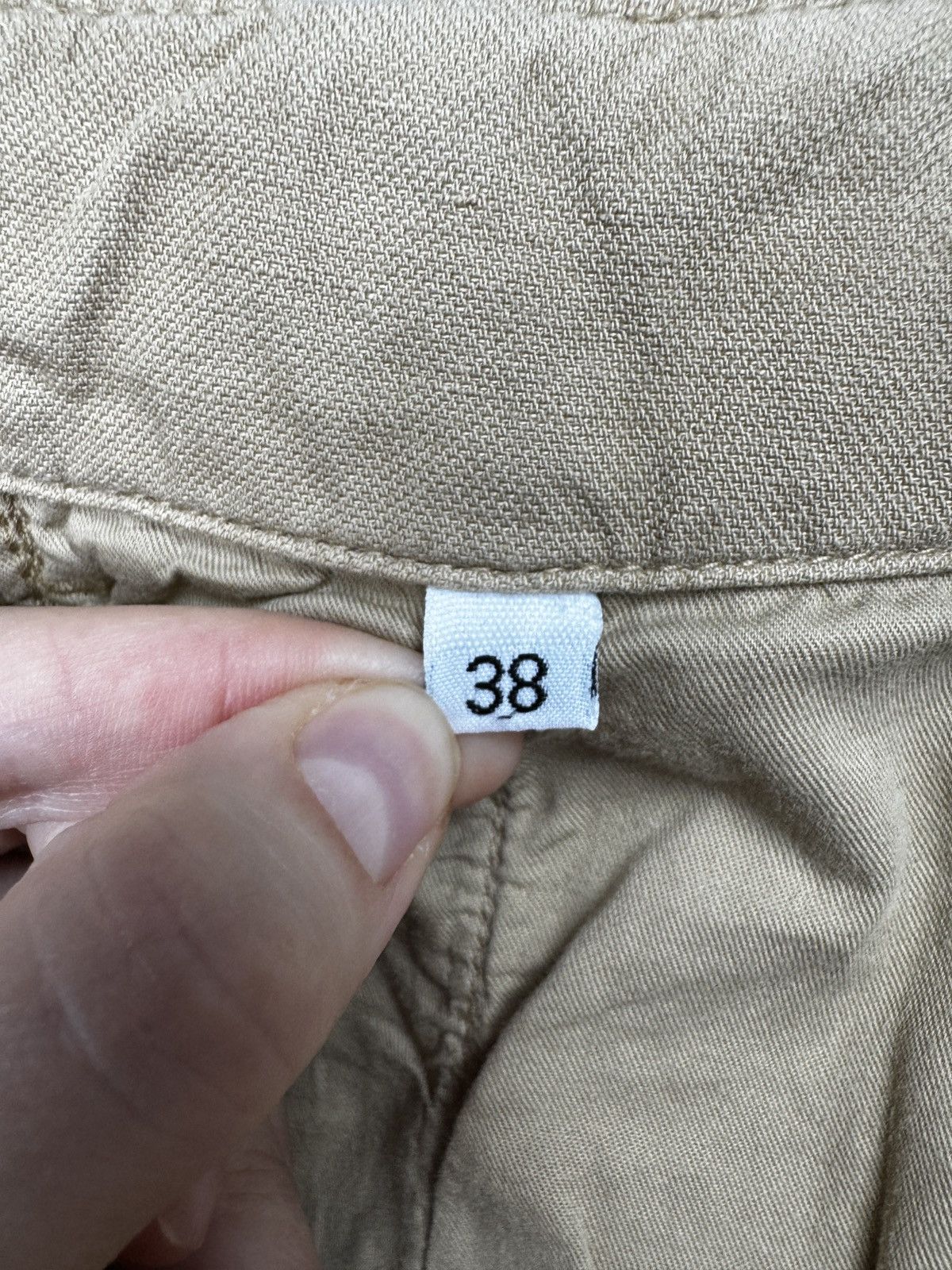 Tellason TELLASON ARMY CHINO COTTON LINEN SLUB DESERT SAND Pants Size US 38 / EU 54 - 9 Thumbnail