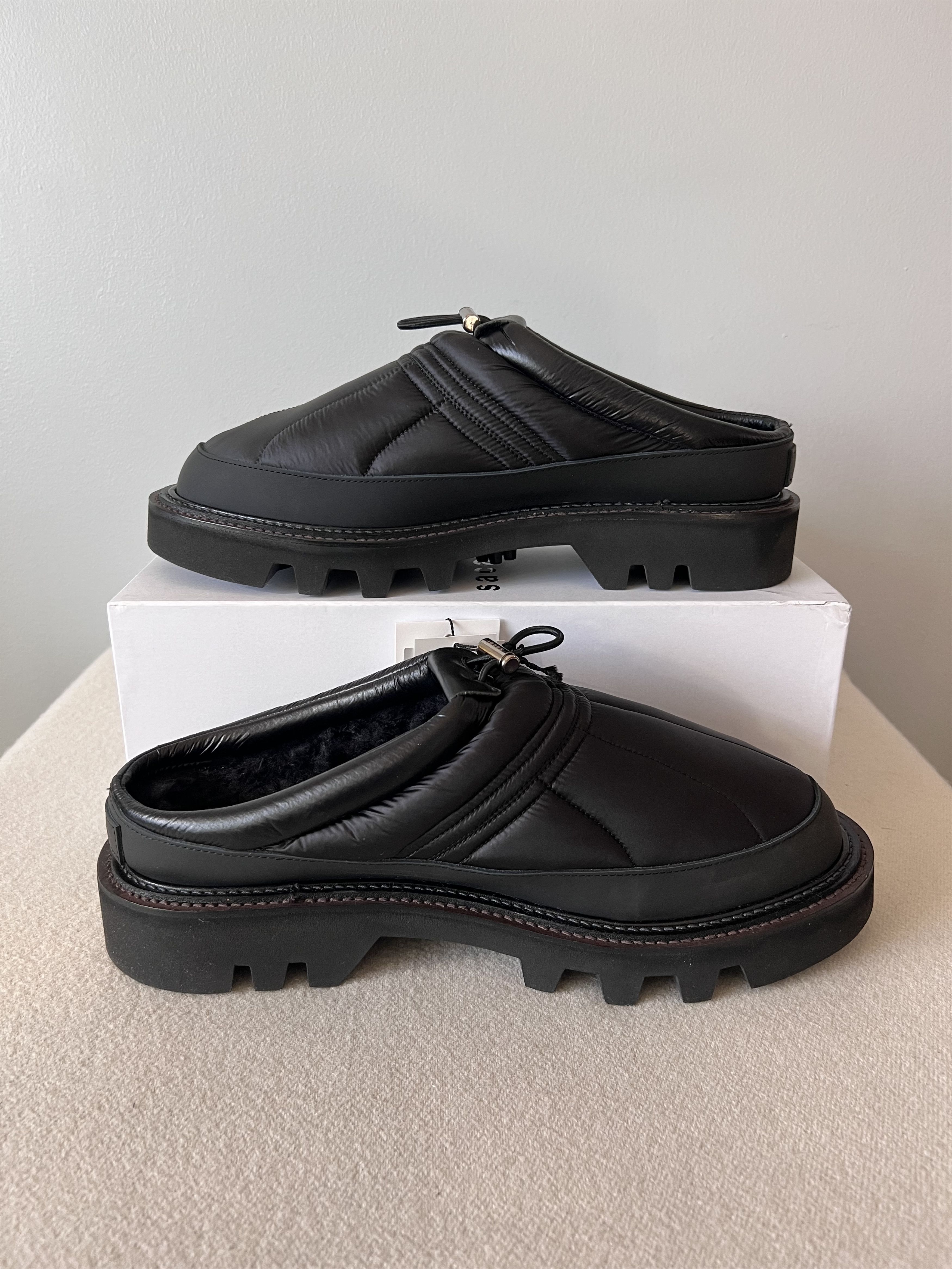 Sacai Sacai Padded Mules in Black Size US 10 / EU 43 - 3 Thumbnail