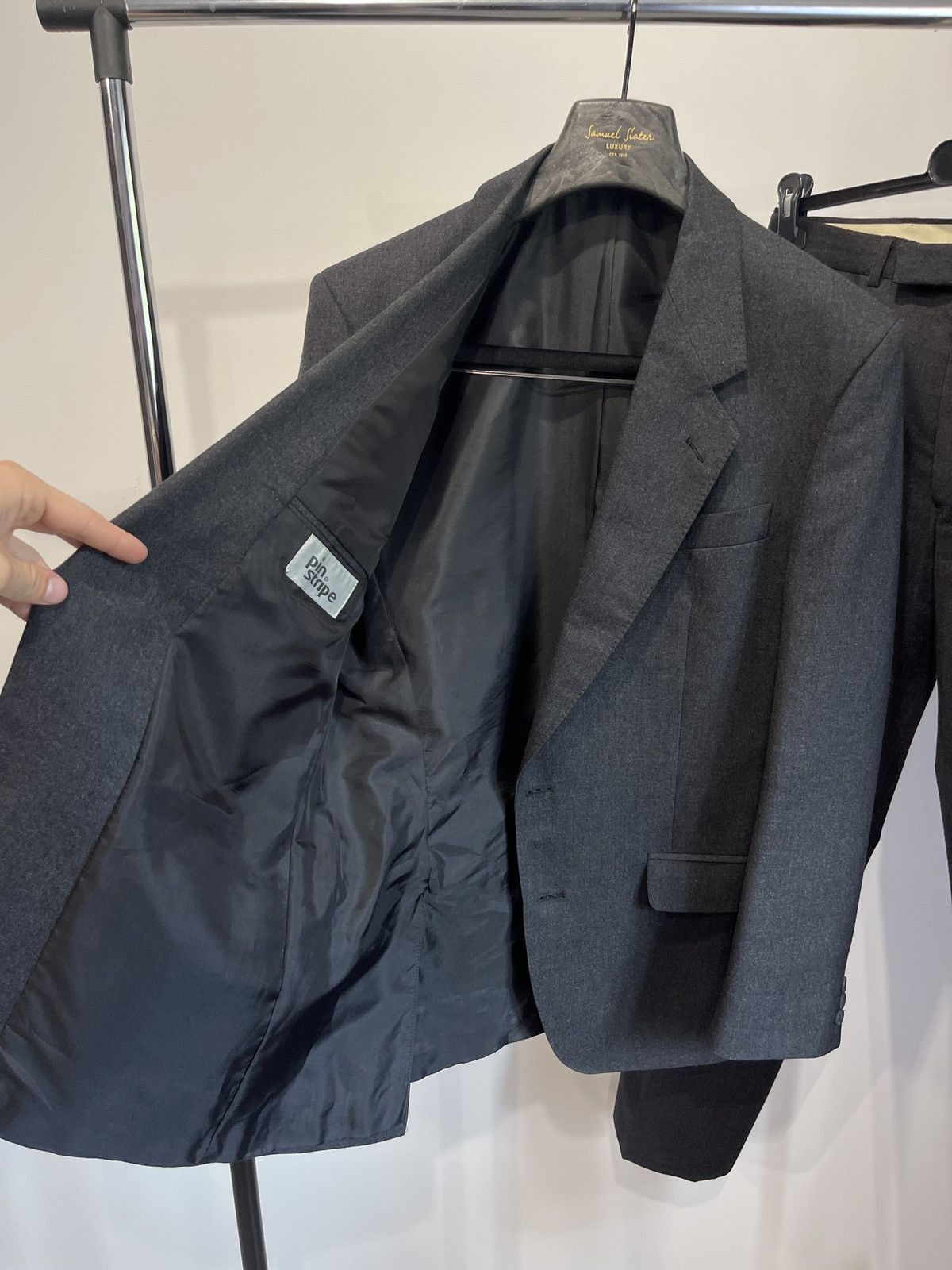 Vintage classic wool suit men’s blazer + trousers