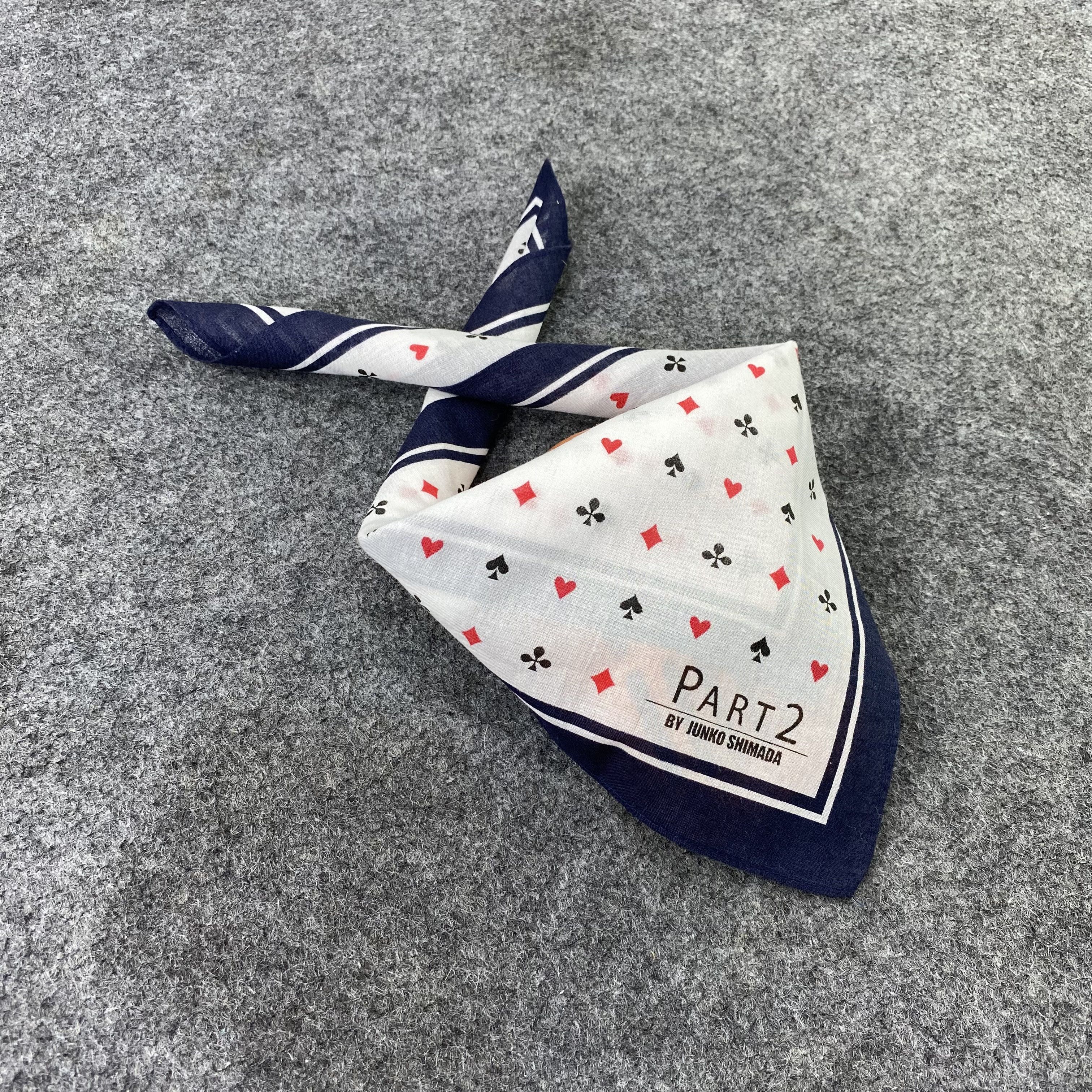 Japanese Brand Part 2 By Junko Shimada Handkerchief / Neckerchief - B532 Size ONE SIZE - 1 Thumbnail