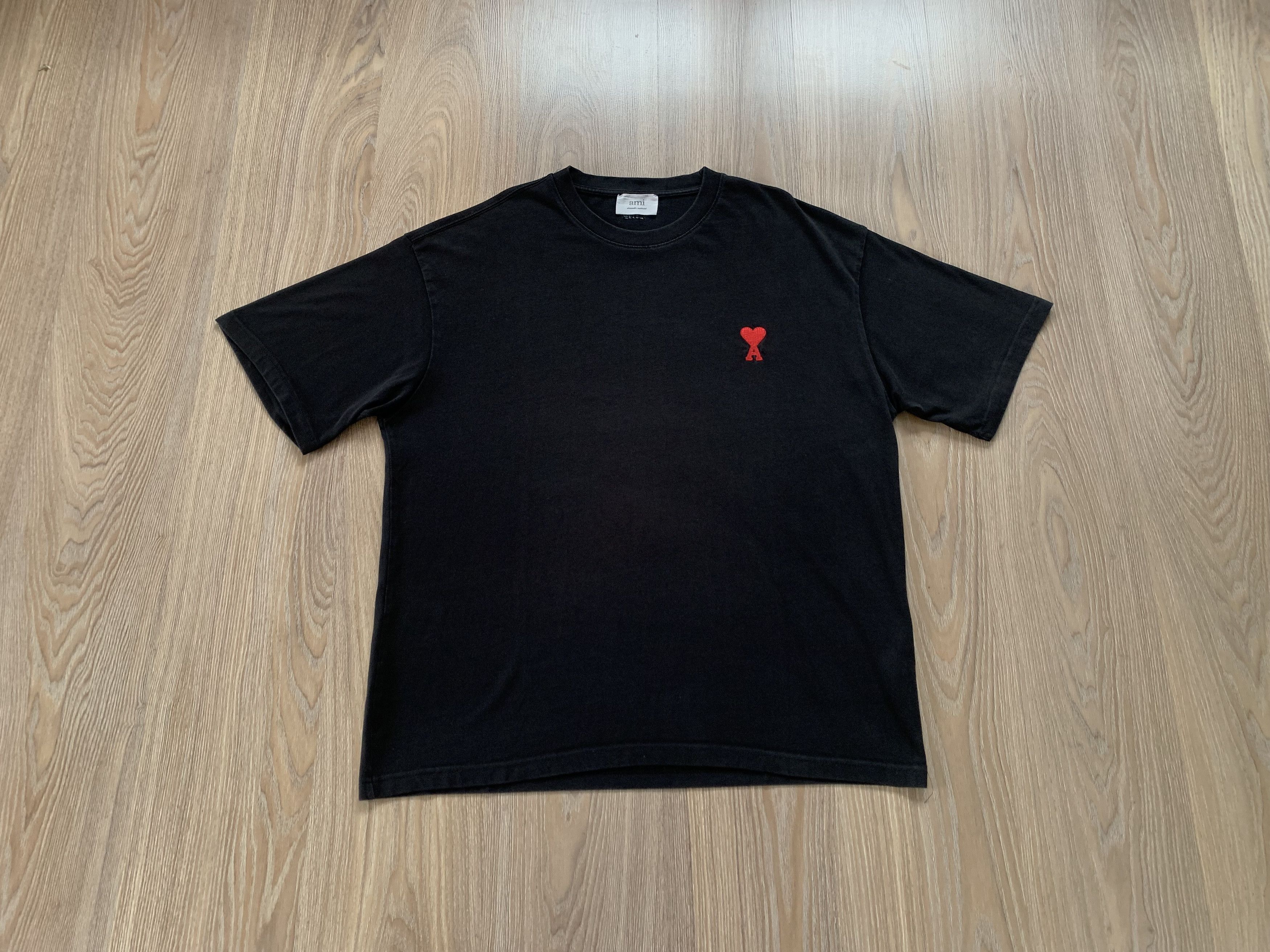 AMI AMI Alexandre Mattiussi Black T-shirt Size US XXL / EU 58 / 5 - 1 Thumbnail