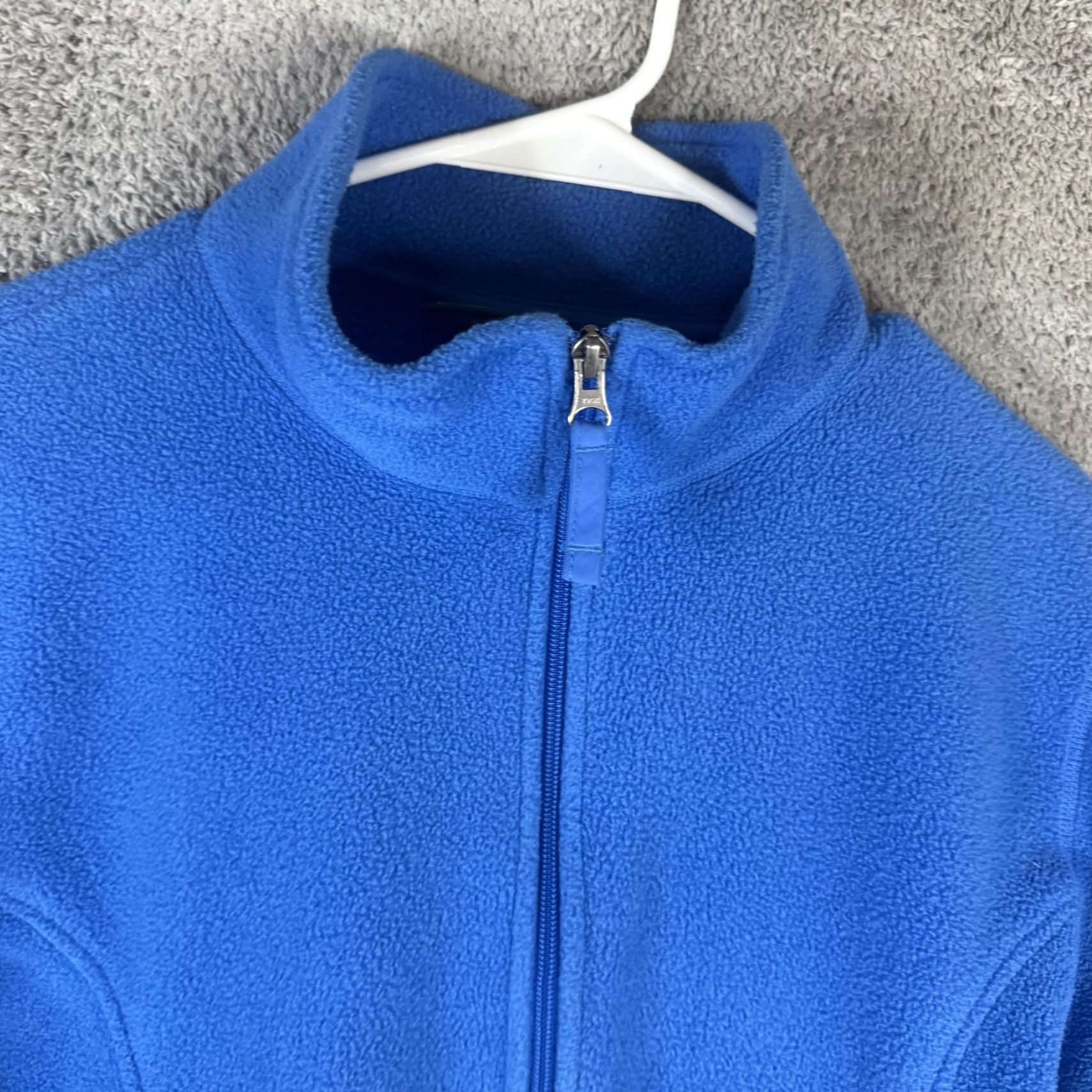 Vintage L.L.Bean Fleece Jacket Womens Large Blue Full Zip Pockets Outdoor Warm Regular Fit Size L / US 10 / IT 46 - 6 Thumbnail