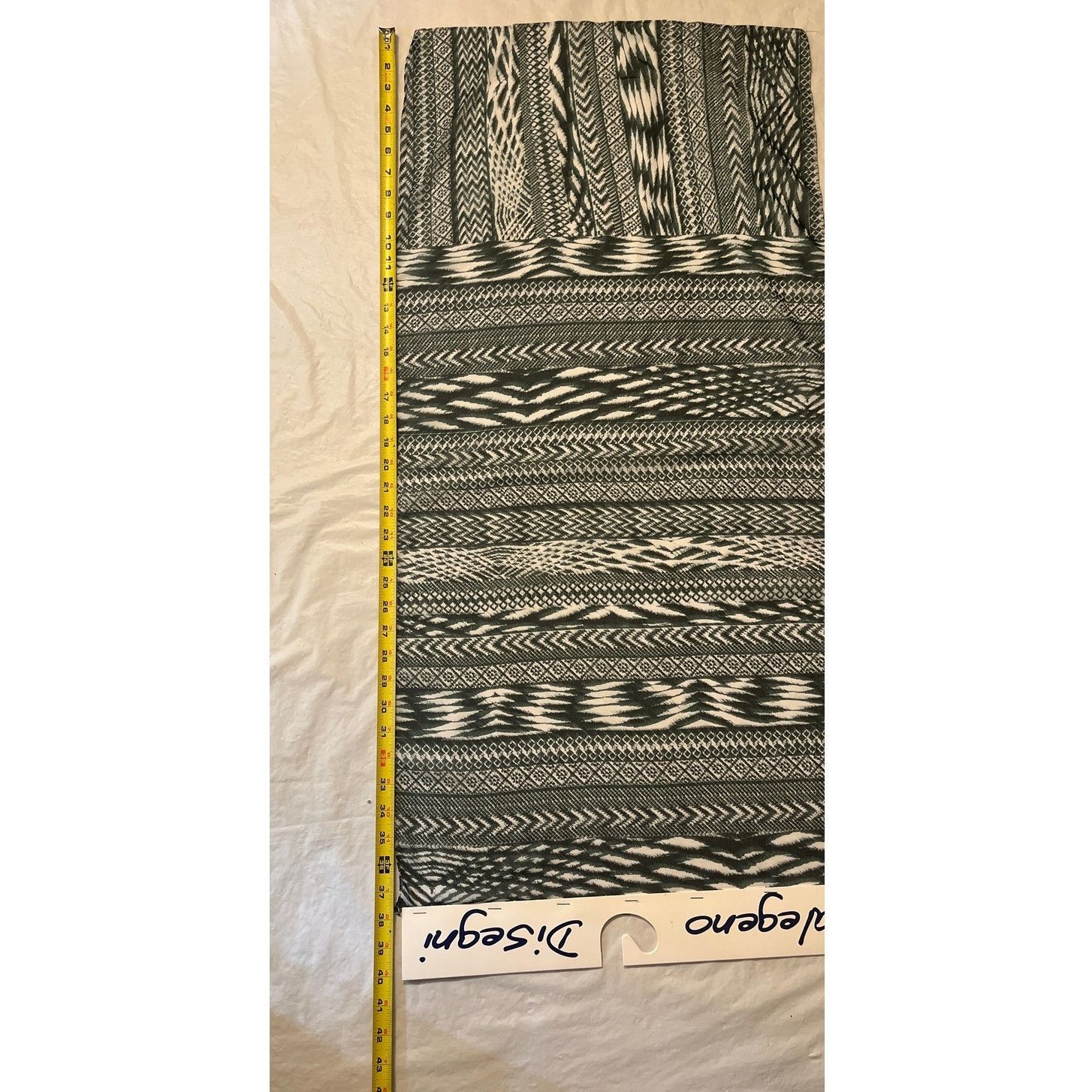 Other One of a Kind Silk Scarf Manufacture Sample - Green - Size ONE SIZE - 8 Thumbnail