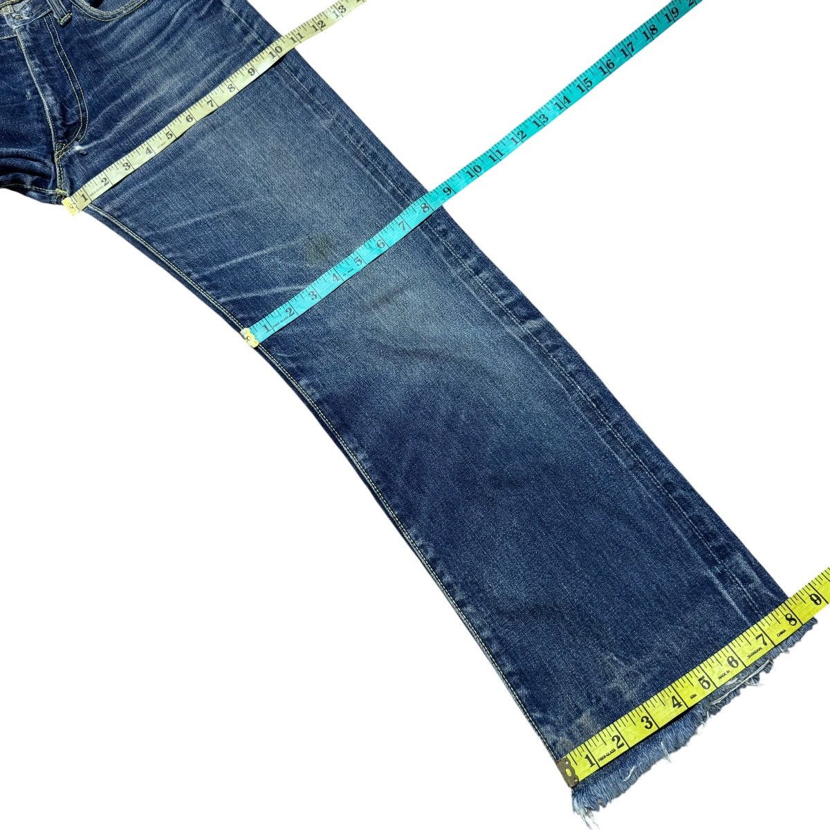 Vintage Vintage 70s BIGSTONE Denim Selvedge Jeans Repaired Size US 29 - 23 Thumbnail