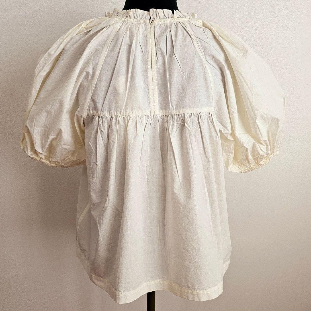Cleobella Cleobella Women's Organic Cotton Ivory Baylor Blouse S Size S / US 4 / IT 40 - 8 Thumbnail