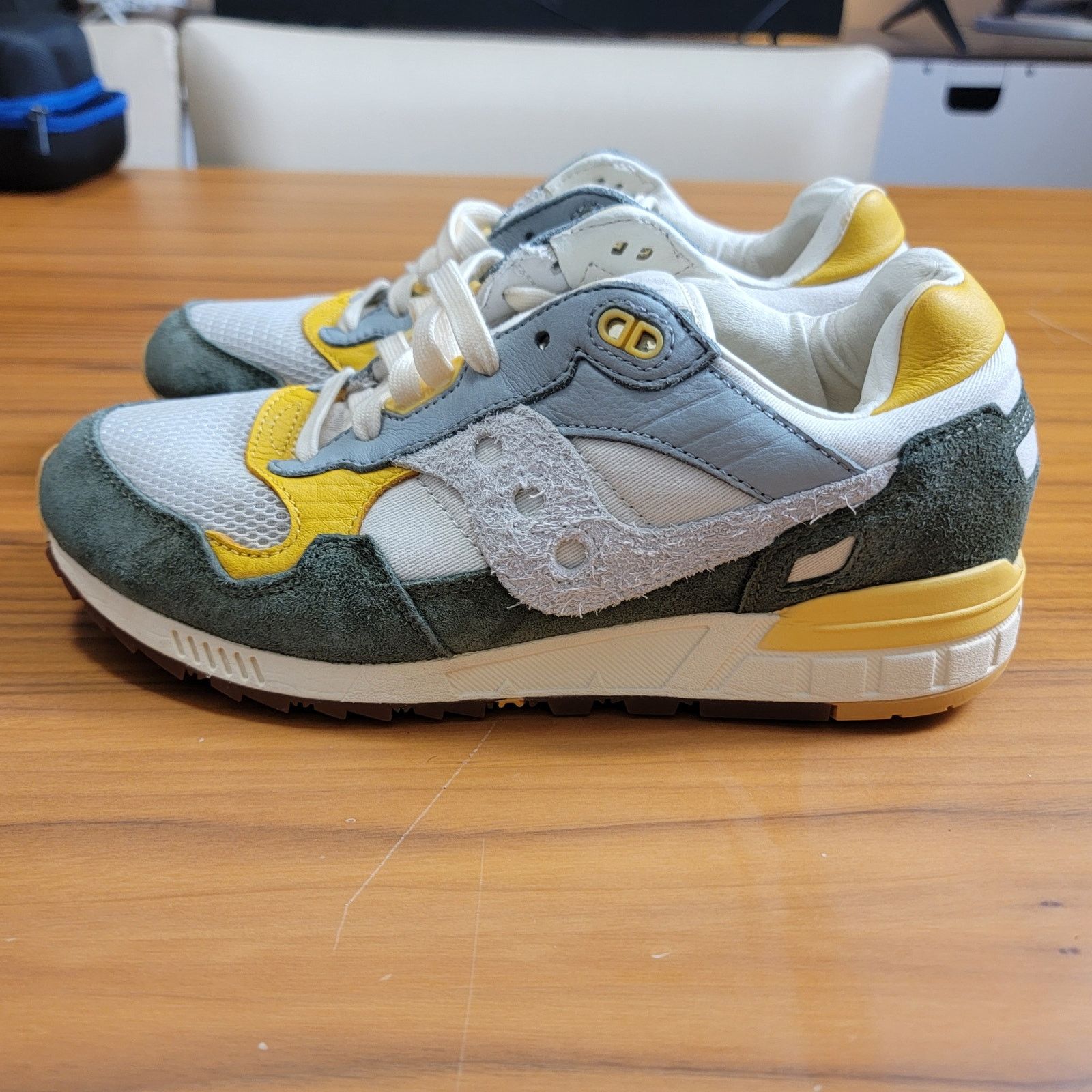 Saucony Saucony Shadow 5000 Premium Lt Grey Green Sz 7.5 S708112(27) Size US 7.5 / EU 40-41 - 2 Thumbnail