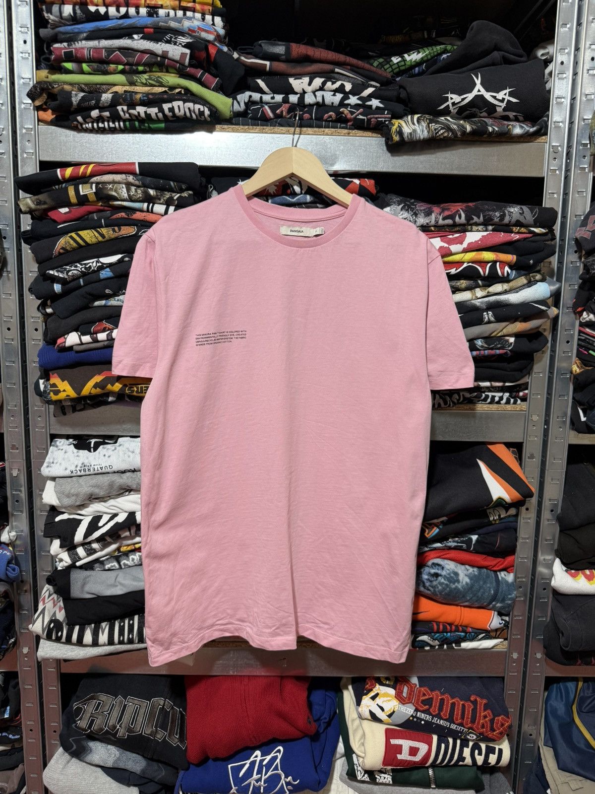 Pangaia Rare Pangaia Sakura Pink T-Shirt Y2K Hype Size US XL / EU 56 / 4 - 1 Thumbnail