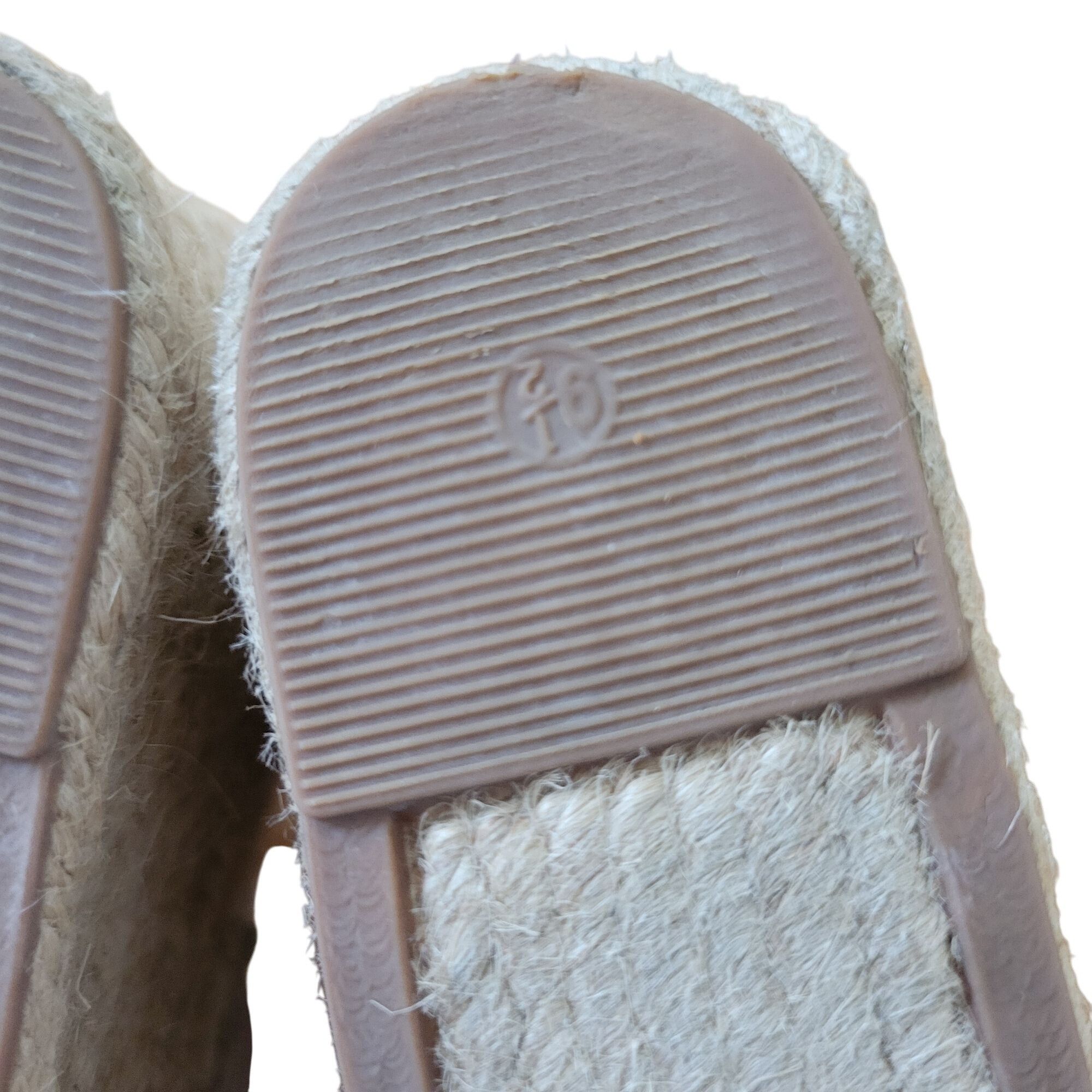 Marc Fisher Marc Fisher 9.5 Suede Leather Espadrille Platform Wedge Sand Size US 9.5 / IT 39.5 - 6 Thumbnail