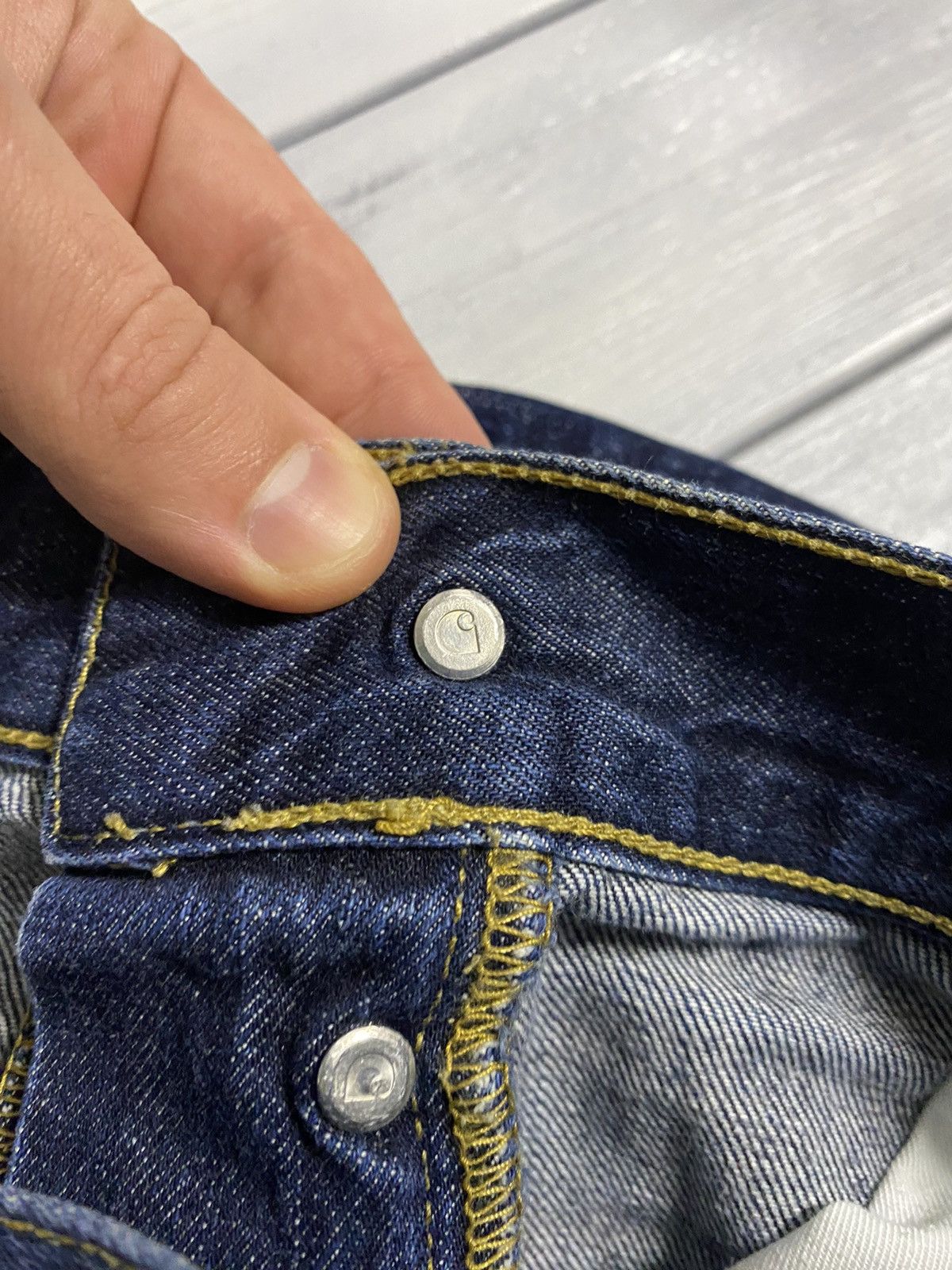 Carhartt Rare Vintage Pants Denim Jeans Carhartt y2k style. Size US 31 - 9 Thumbnail