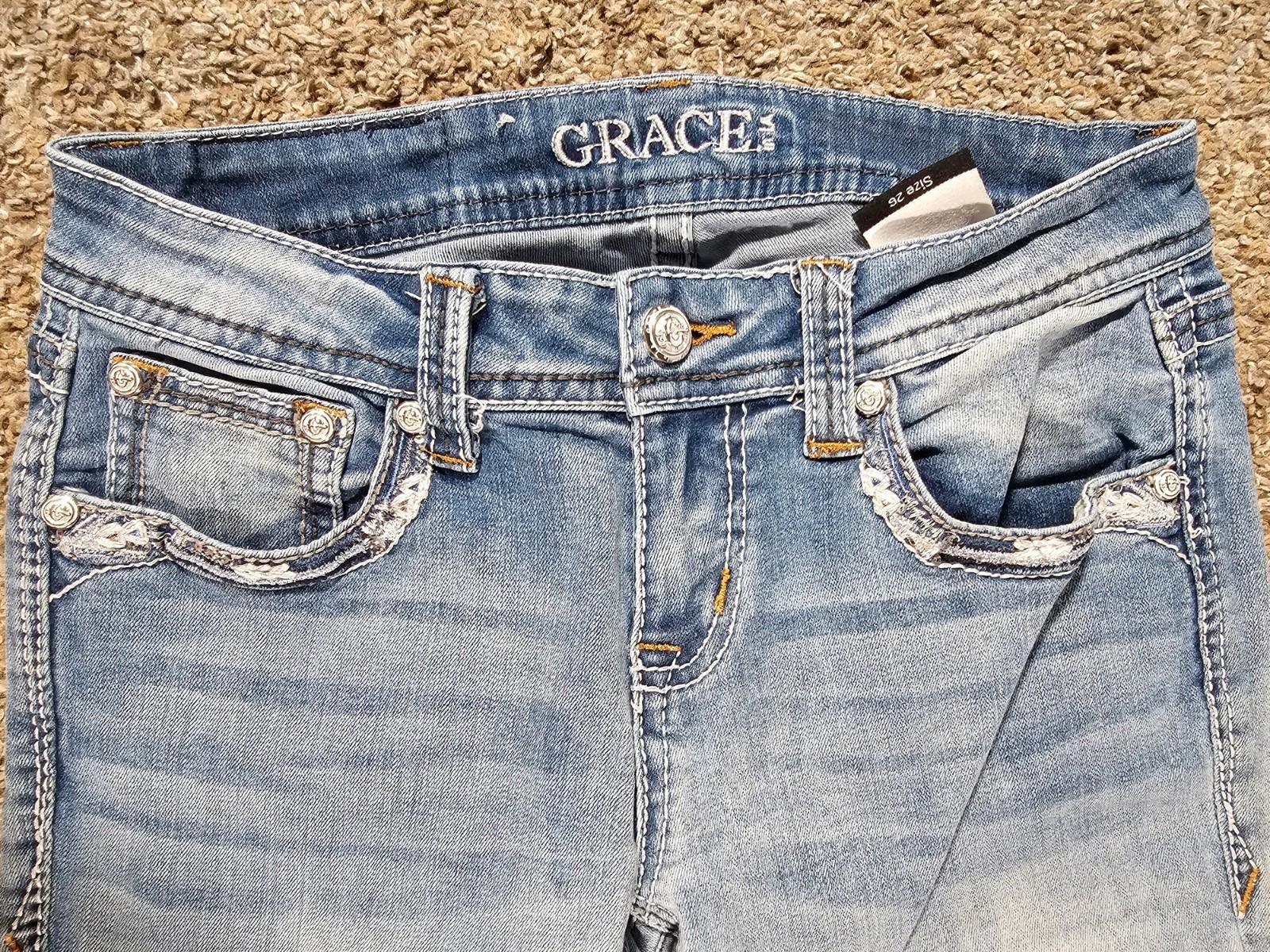 Other Grace In LA 26 Jeans Size 26" / US 2 / IT 38 - 2 Thumbnail