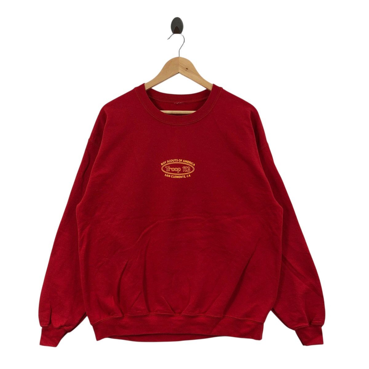 Vintage Vintage BOYS SCOUT Of AMERICA San Clemente Sweatshirt Size US L / EU 52-54 / 3 - 3 Thumbnail