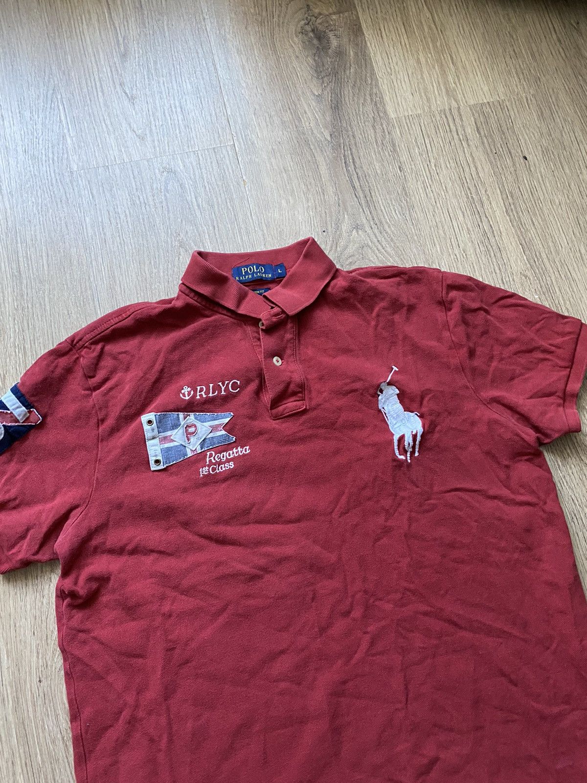 Polo Ralph Lauren × Vintage Polo Ralph Lauren RLYC Polo Regatta Polo Shirt Size US L / EU 52-54 / 3 - 2 Thumbnail