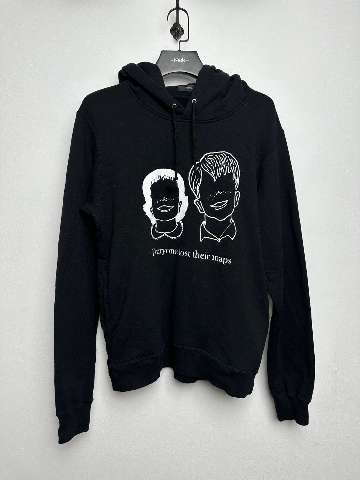image of Undercover 17Aw Everyone Lost Their Maps Hoodie in Black, Men's (Size XL)