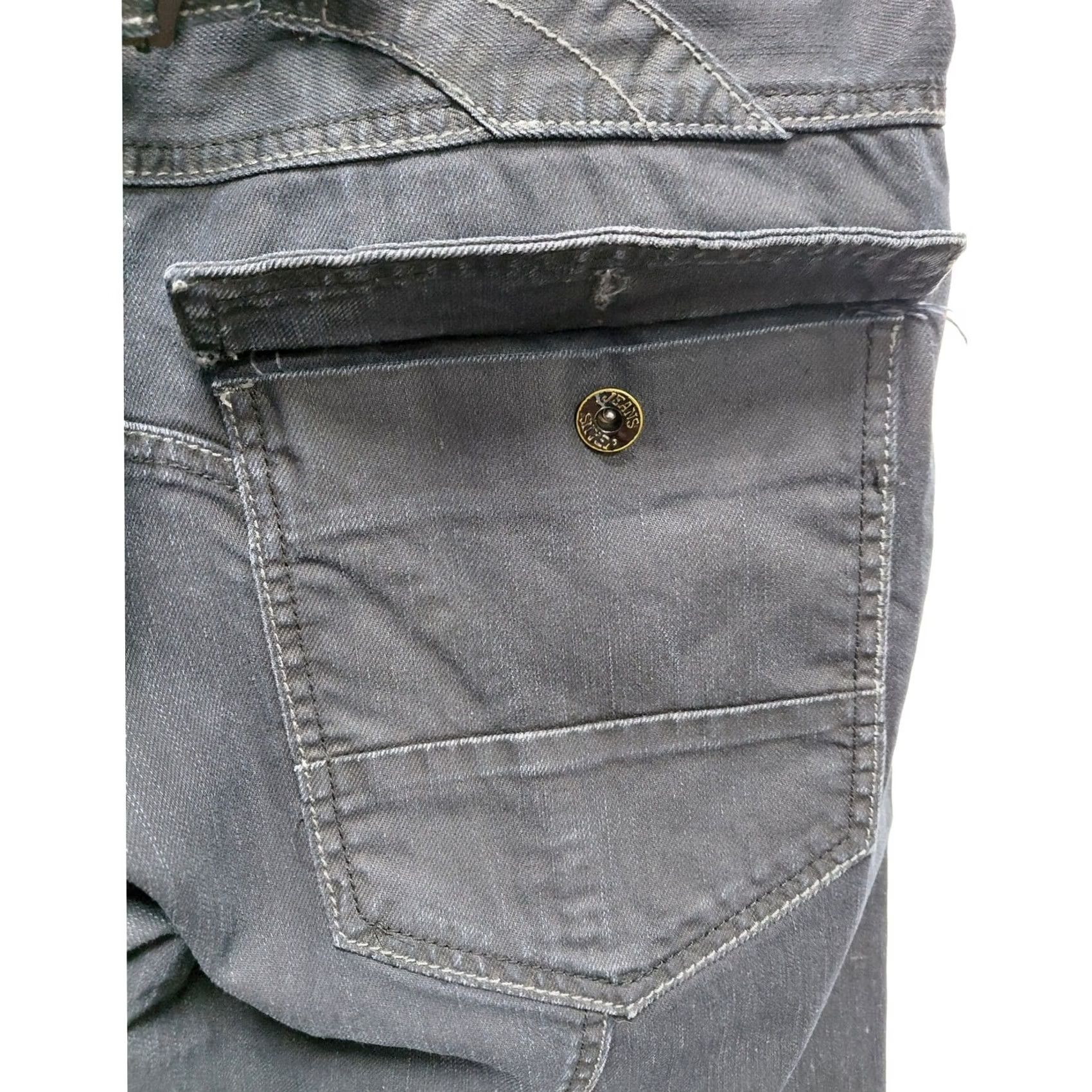 Vintage Jaylvis Jeans Black Cotton Pants Solid Denim Size 36 Mens Size US 36 / EU 52 - 3 Thumbnail