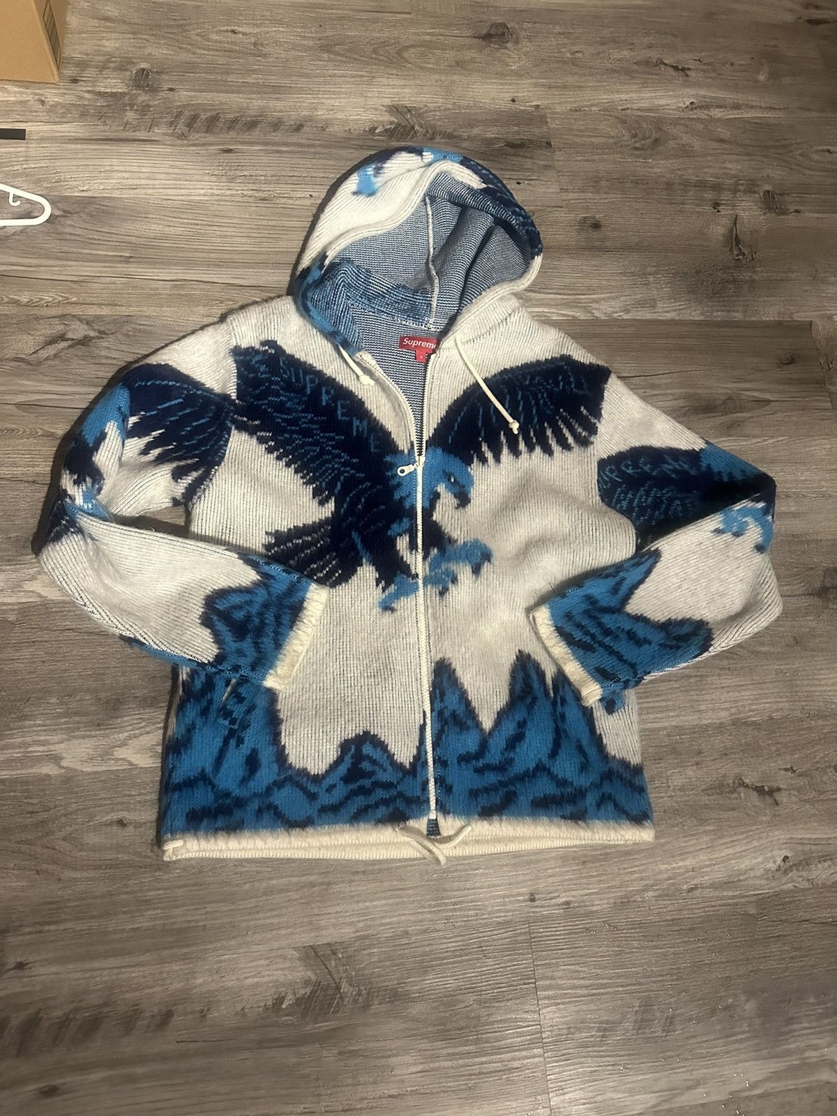 Supreme eagle sweater deals