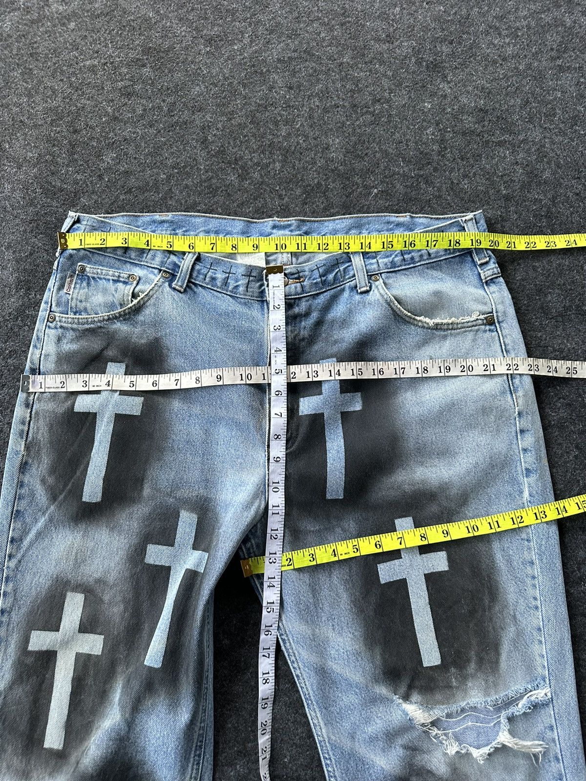 Carhartt Vintage Carhartt Big Size “Holy Grail” Denim 40x29 D449 Size US 40 / EU 56 - 10 Thumbnail