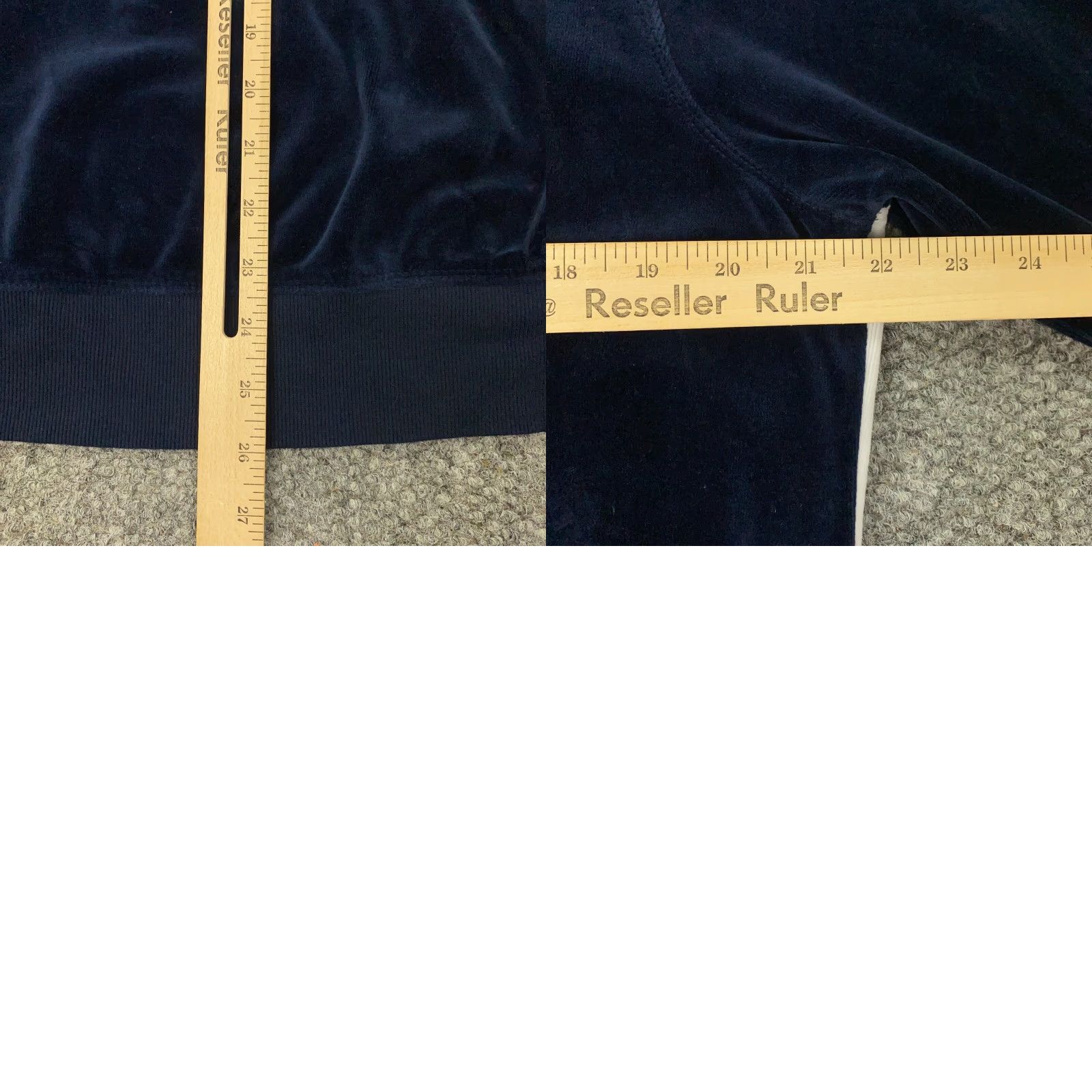 Tommy Hilfiger Tommy Hilfiger Sport Hoodie Sweatshirt Womens XXL Blue Velour Track Logo Pullover Hoodie Sports Activewear Casual Womens XXL Blue Velour Sweatshirt Size XXL / US 16-18 / IT 52-54 - 8 Thumbnail