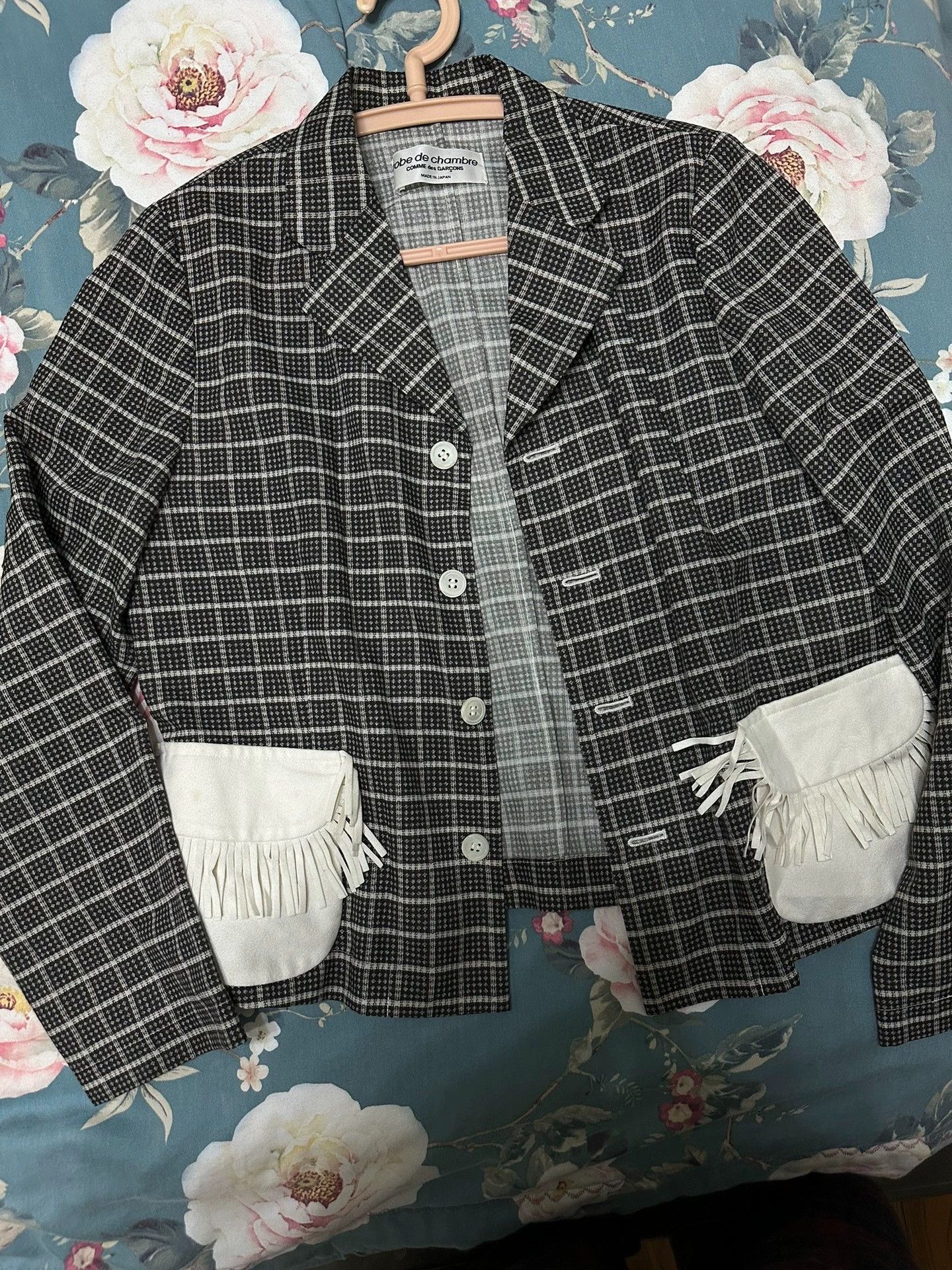 Comme des Garcons Comme des Garcons plaid tassel blazer Size US M / EU 48-50 / 2 - 2 Thumbnail