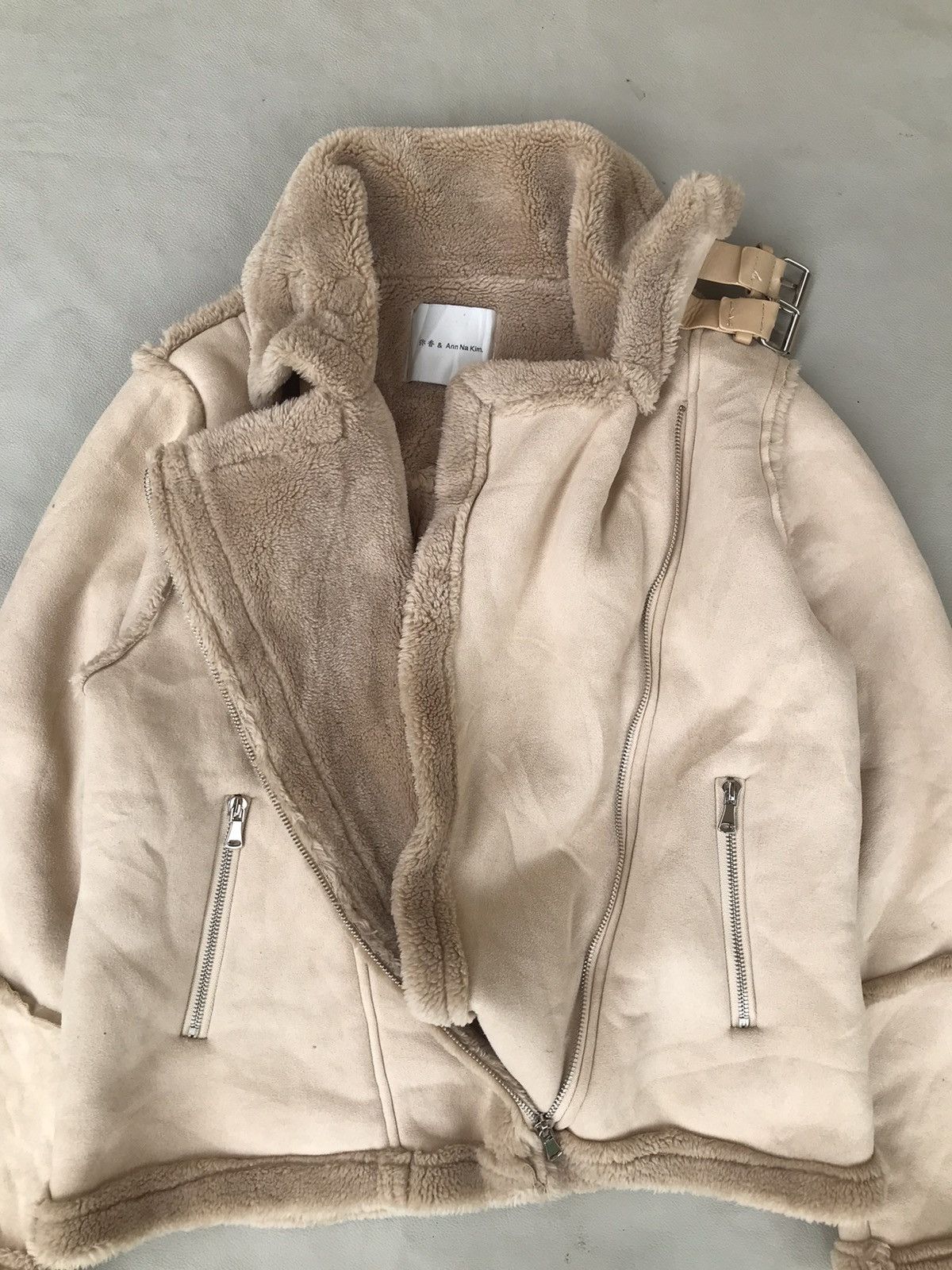 If Six Was Nine Japanese Shearling Fur Heavy Jacket lgb ifsix kmrii style Size US M / EU 48-50 / 2 - 5 Thumbnail