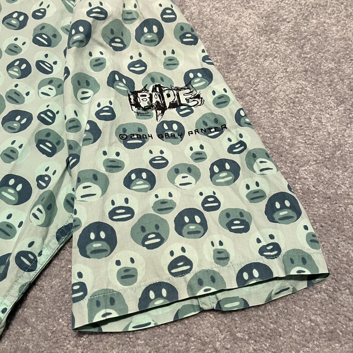 Bape A Bathing Ape Bape X Gary Panter Baby Milo S/S Button Shirt Size US XL / EU 56 / 4 - 3 Thumbnail