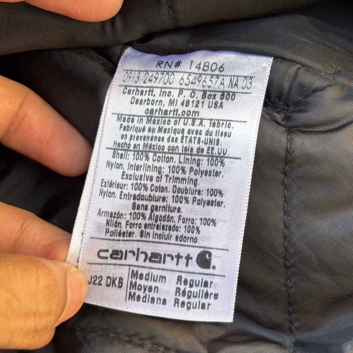 Carhartt Vintage Carhartt Arctic Jacket J22 DKB Size US M / EU 48-50 / 2 - 5 Thumbnail