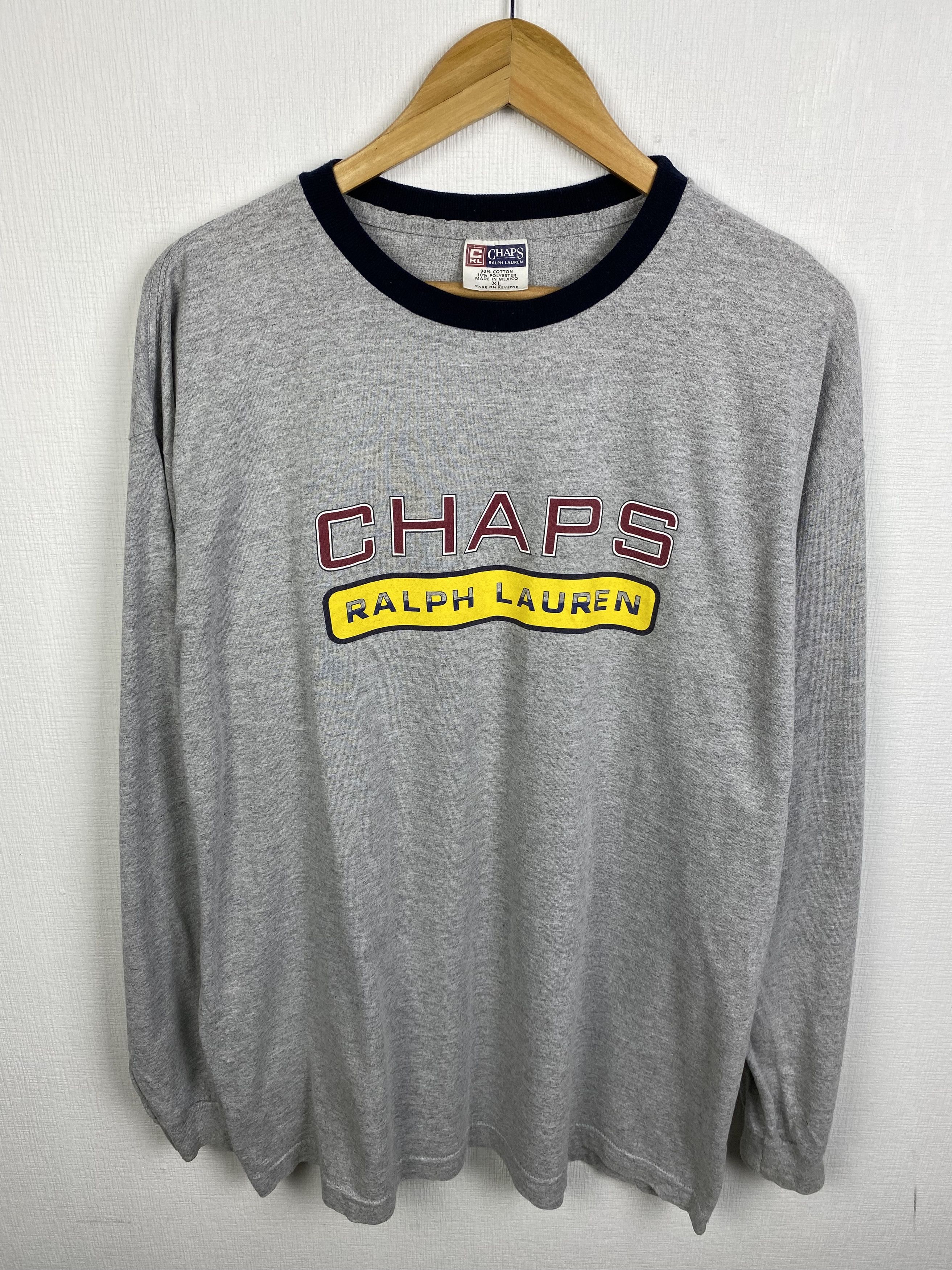 Chaps Ralph Lauren Chaps Ralph Lauren Vintage Sweatshirt Longsleeve Men size XL Size US XL / EU 56 / 4 - 1 Thumbnail