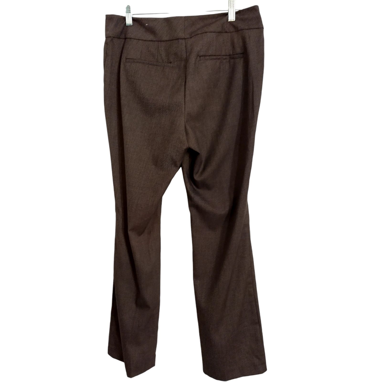 Ann Taylor Ann Taylor Womens Curvy Mid-rise Trouser Pants Brown Sz 8P Size 30" / US 8 / IT 44 - 4 Thumbnail