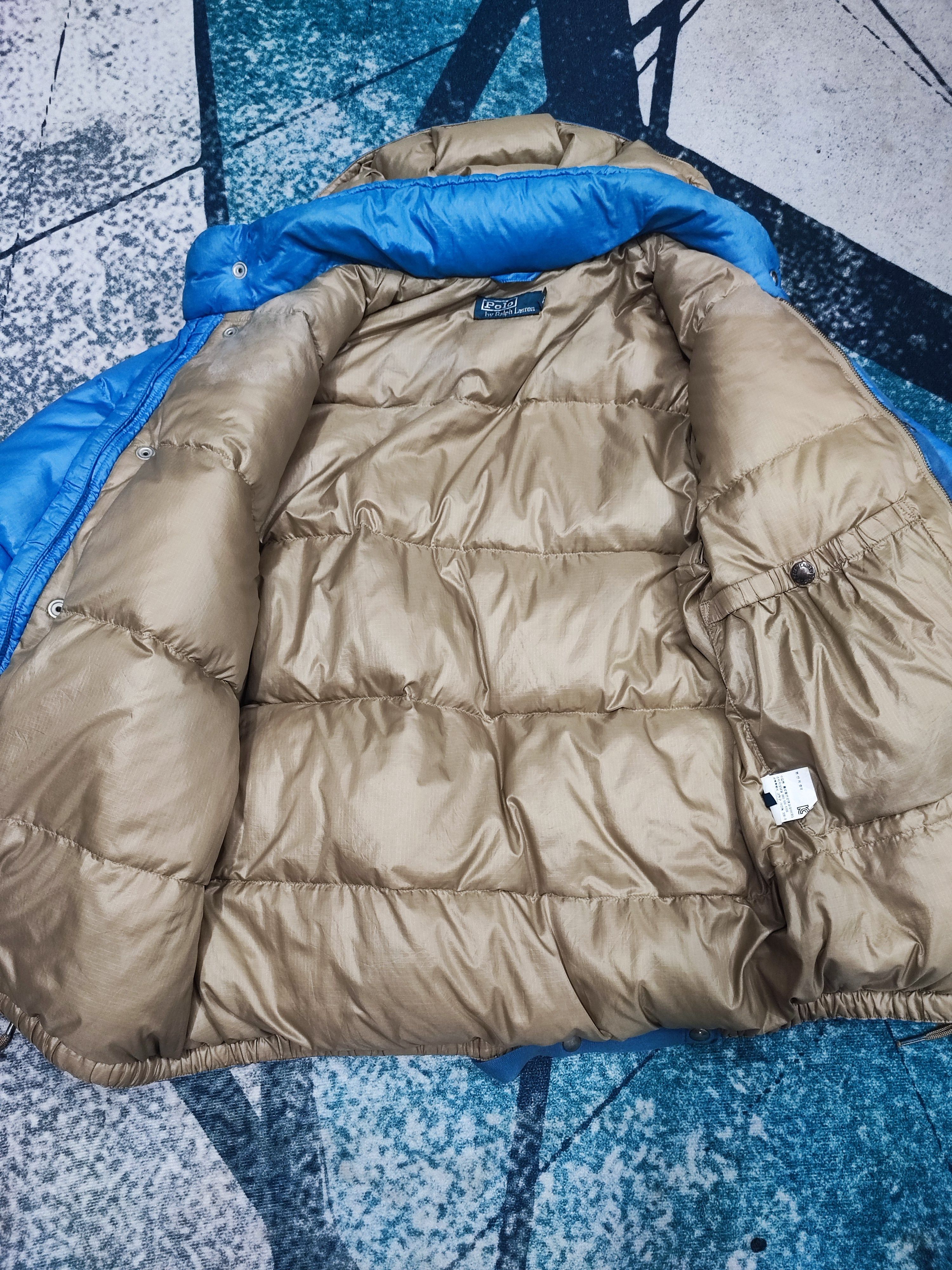 Polo Ralph Lauren Vintage Polo Ralph Lauren Glossy Blue Down Puffer Jacket Size US S / EU 44-46 / 1 - 9 Thumbnail